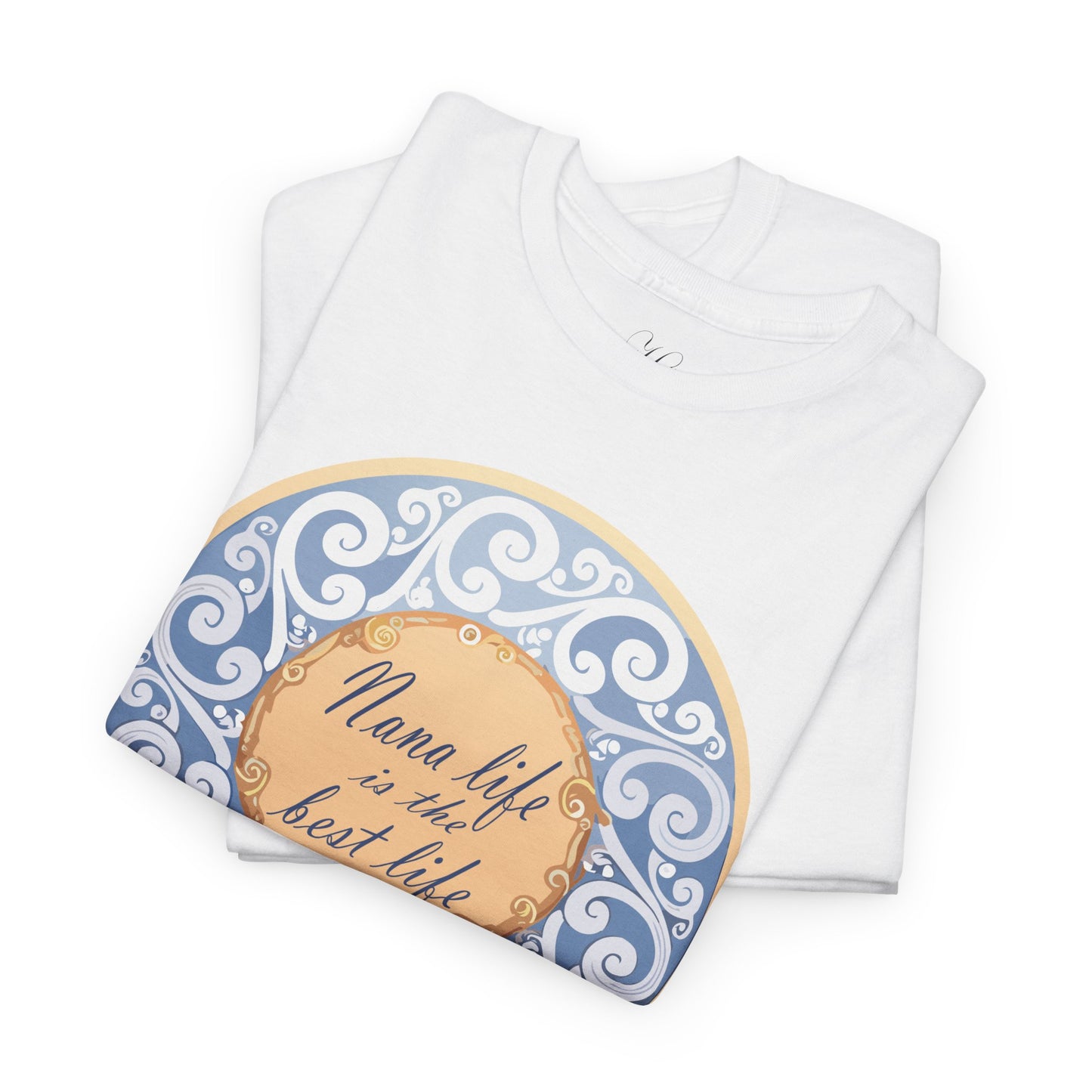Motivational Unisex Heavy Cotton Tee - "Nana Life is the Best Life"