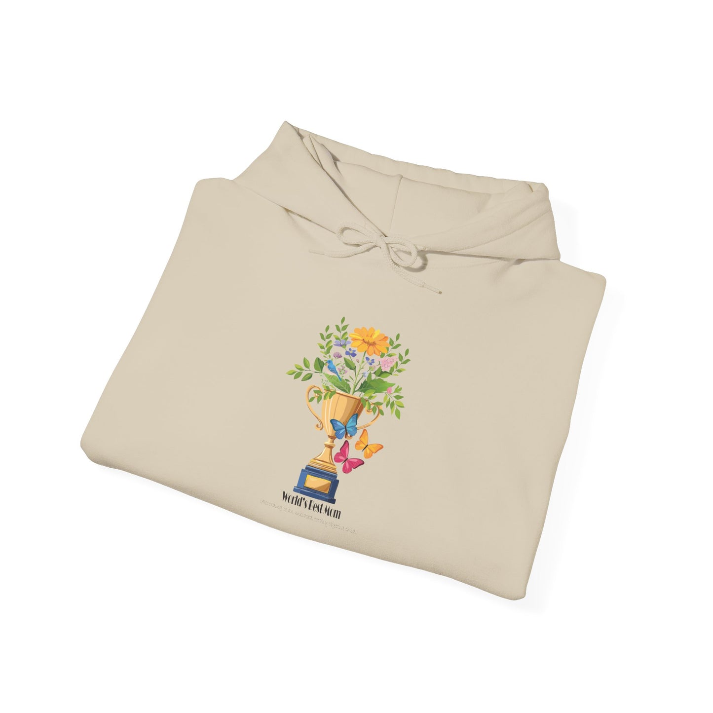 Floral Trophy Hoodie for Mom – Celebrate Achievements in Style