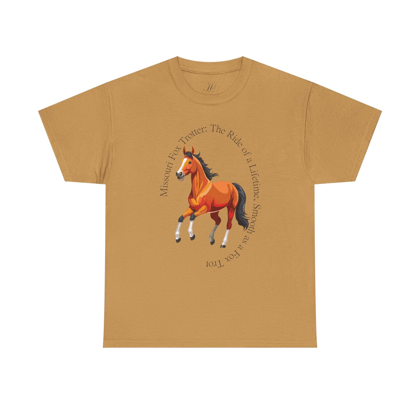 Missouri Fox Trotter: Unisex Heavy Cotton Horse Tee