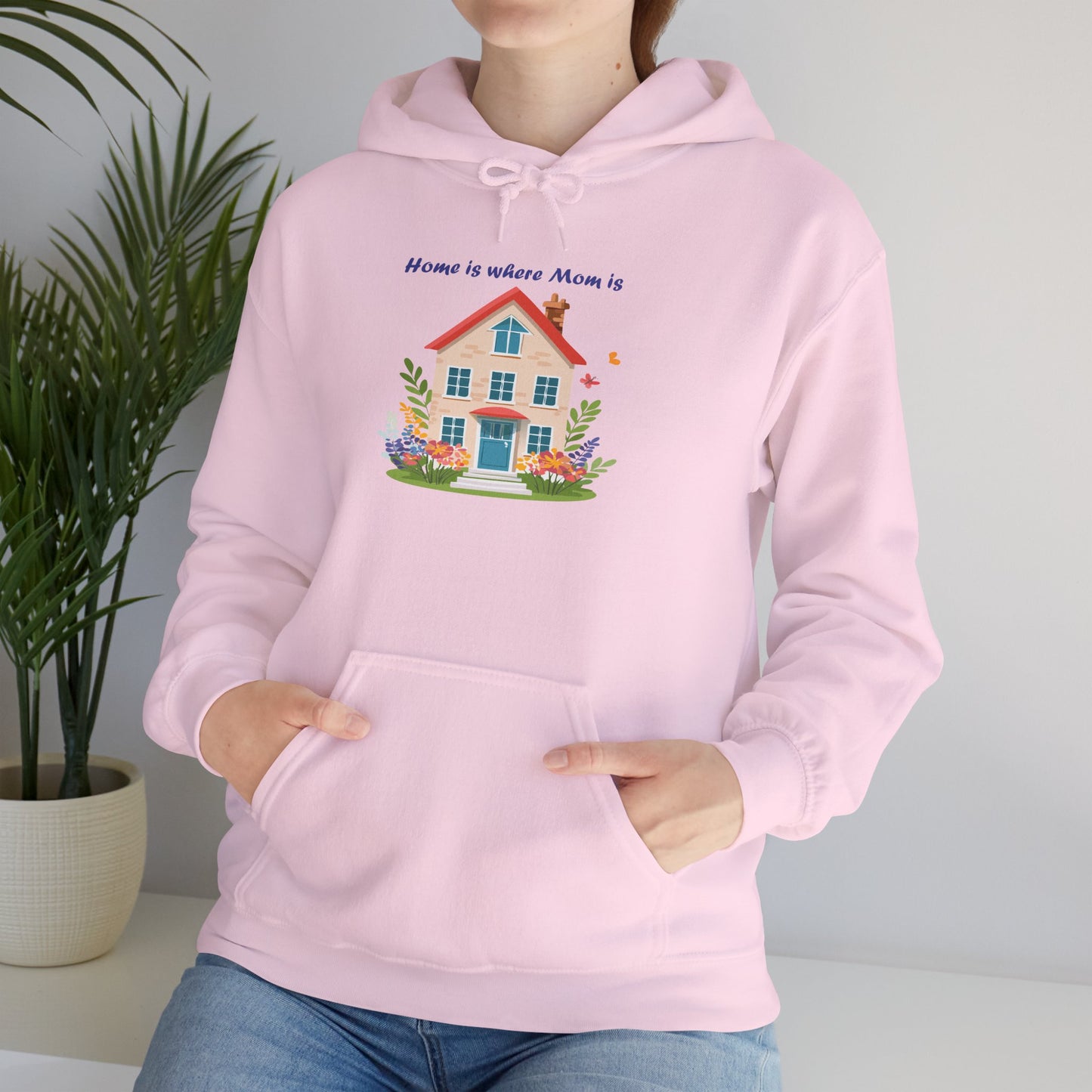 Home is Where Mom Is Hoodie - Unisex Heavy Blend Sweatshirt