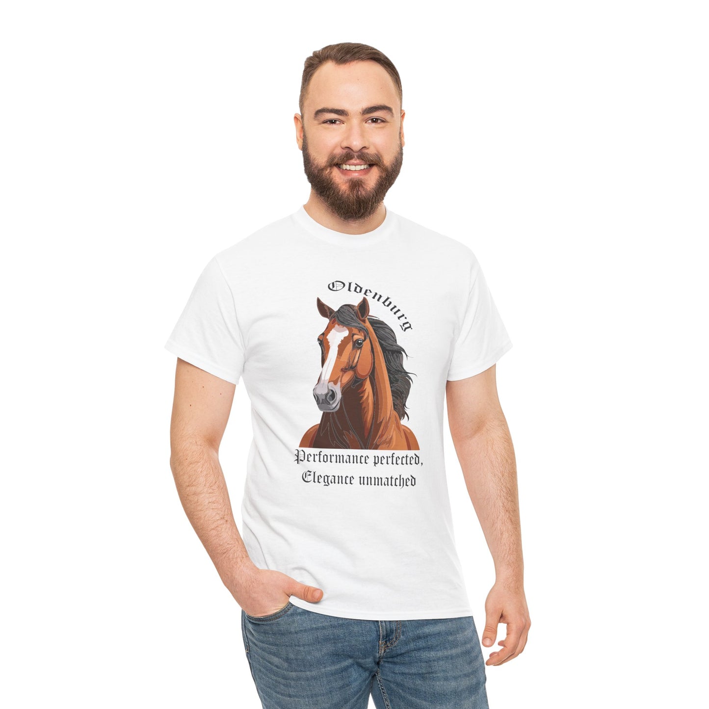 Oldenburg Unisex Heavy Cotton Tee - Performance Perfected, Elegance Unmatched