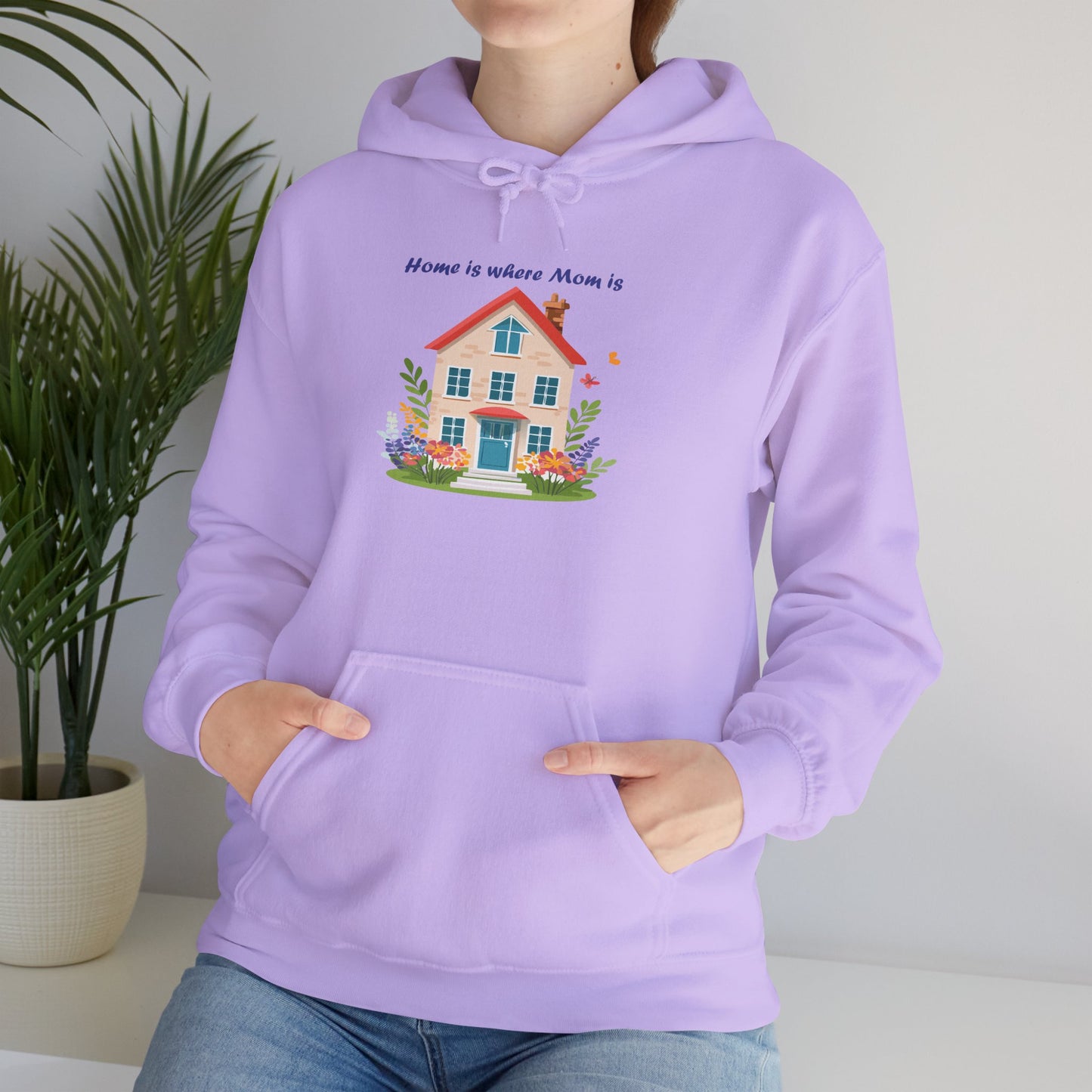Home is Where Mom Is Hoodie - Unisex Heavy Blend Sweatshirt