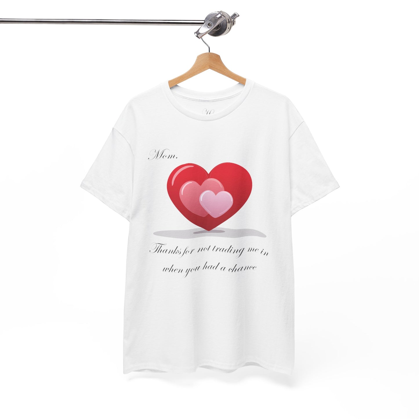 Mom Appreciation Unisex Heavy Cotton Tee - Heart Design