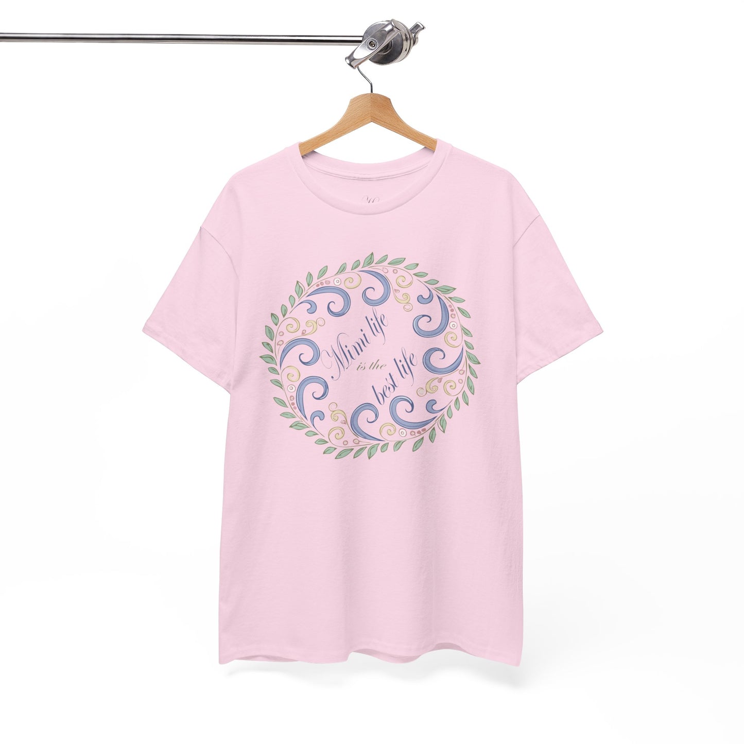 Inspirational Unisex Heavy Cotton Tee - "Mimi Life is the best life"