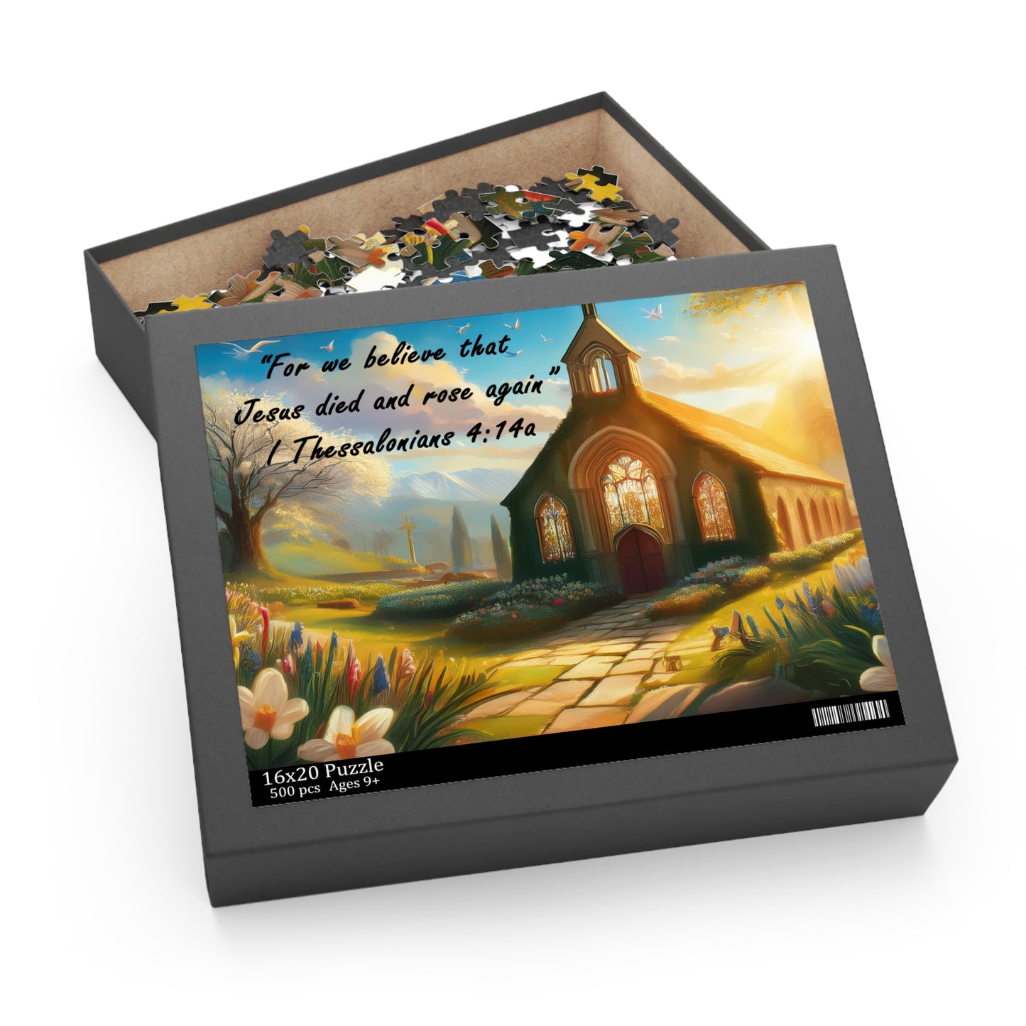 Rompecabezas inspirador de la iglesia - 120/252/500 piezas - Regalo inspirador