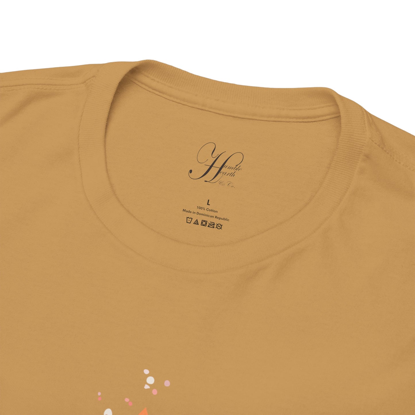 Floral Heart Quote for Mom Unisex Heavy Cotton Tee - Celebrate Love and Life