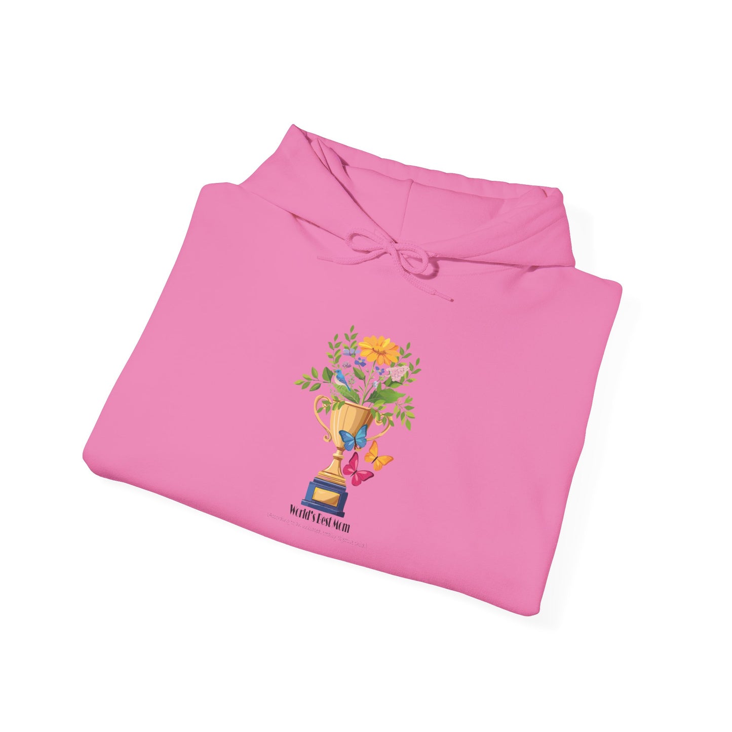 Floral Trophy Hoodie for Mom – Celebrate Achievements in Style