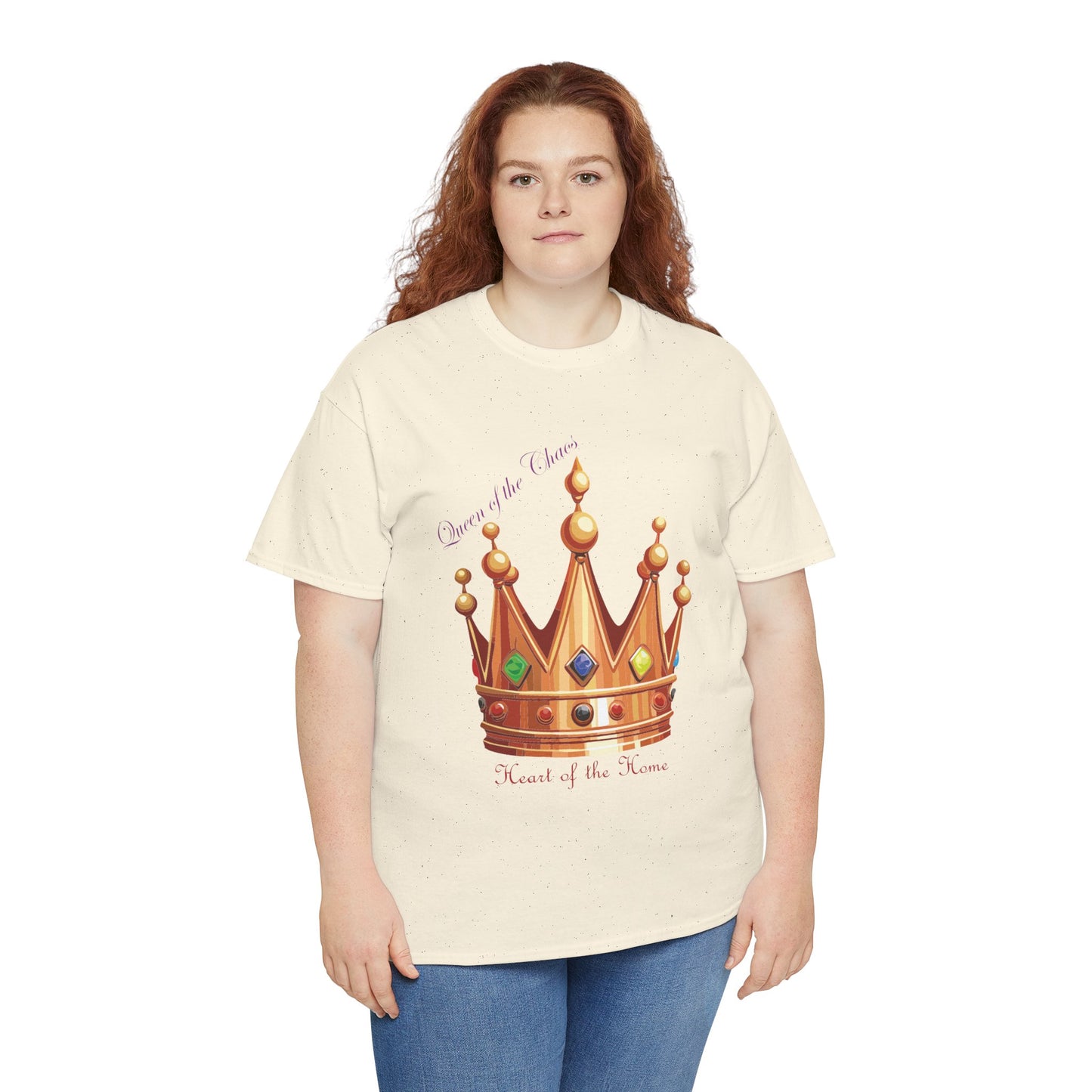 Queen of the House Crown Tee - Unisex Heavy Cotton T-Shirt