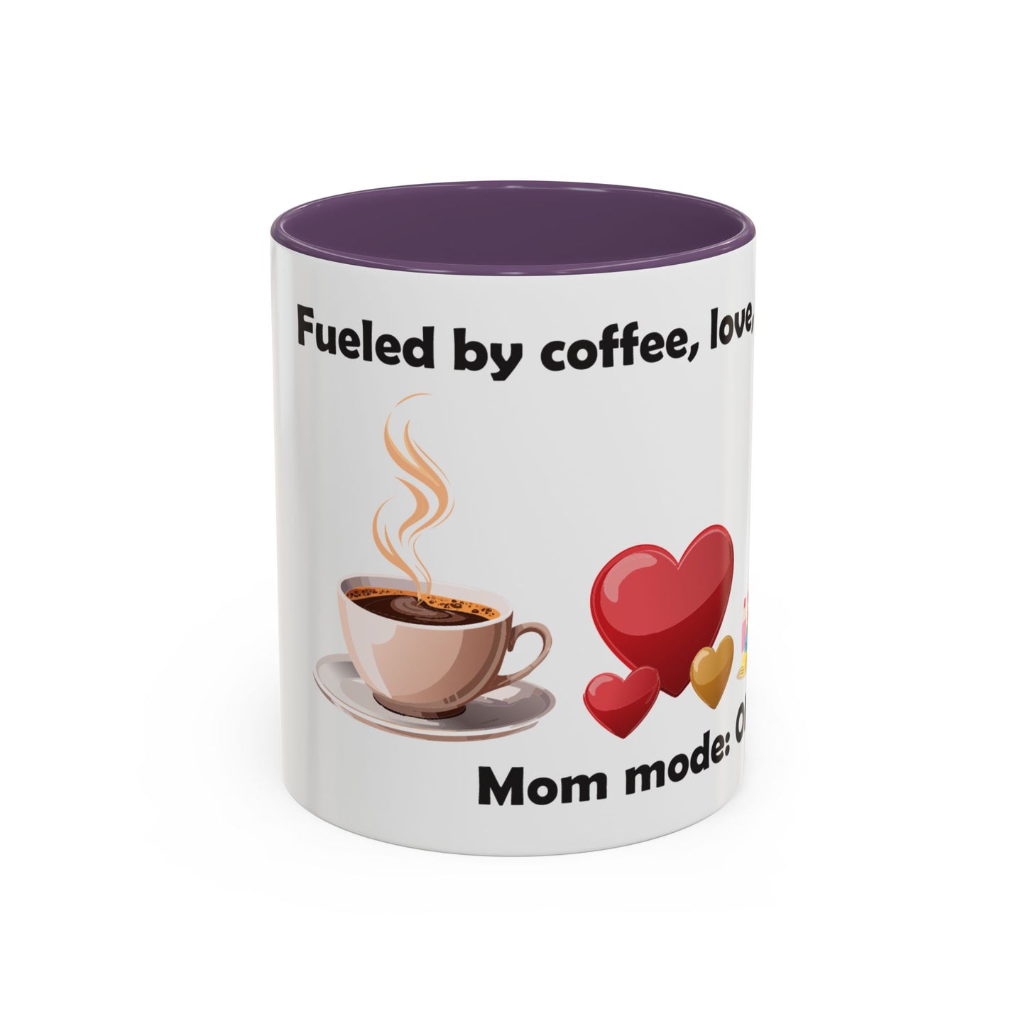 Mom Life Coffee Mug - 'Fueled by Coffee, Love & Chaos' - Perfect Gift for Moms