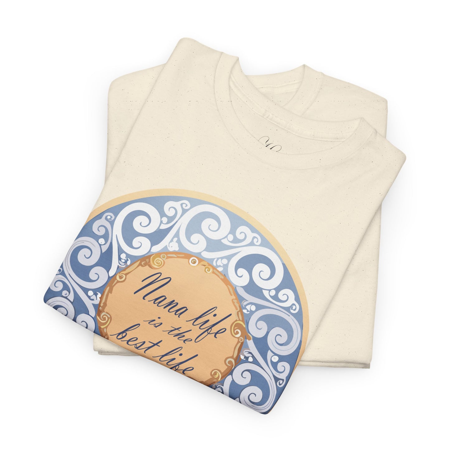 Motivational Unisex Heavy Cotton Tee - "Nana Life is the Best Life"