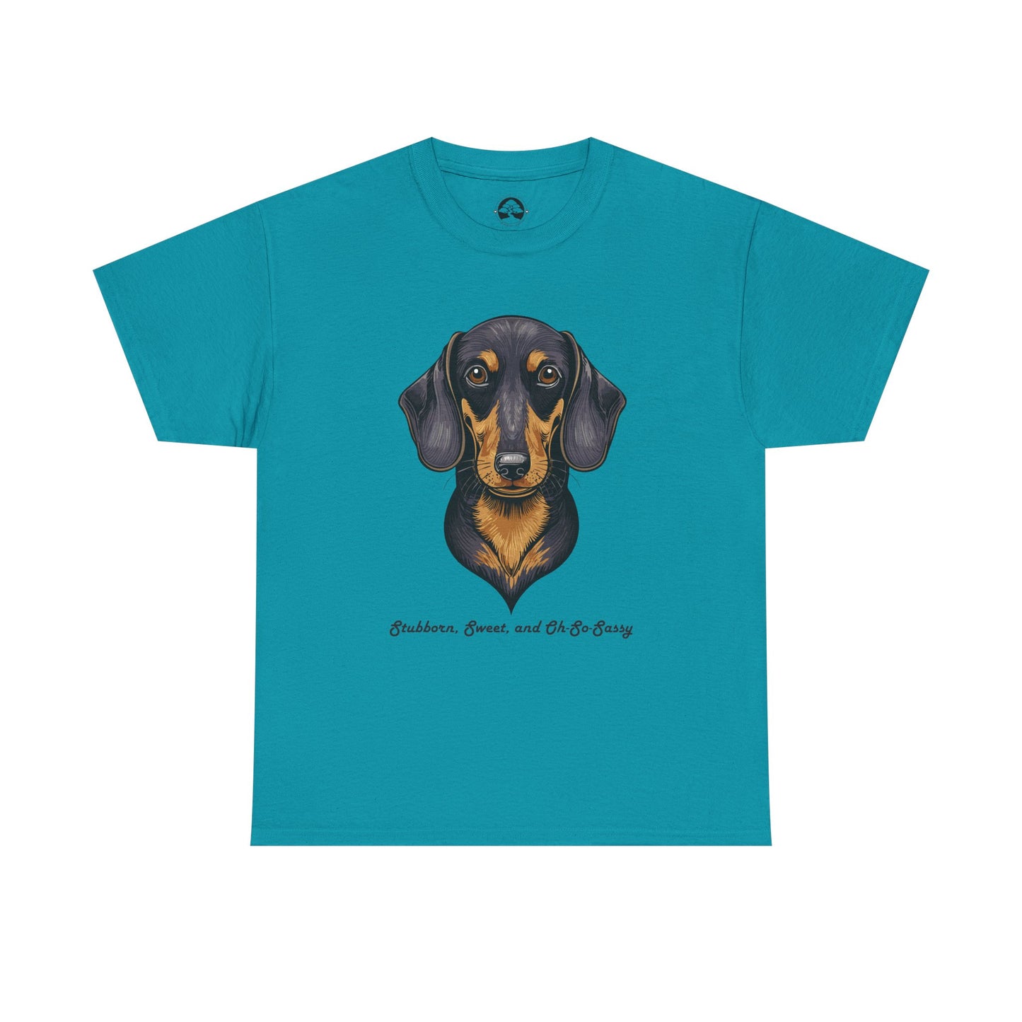 Camiseta unisex de algodón grueso para amantes de los perros salchicha: divertida y cómoda camiseta para mascotas