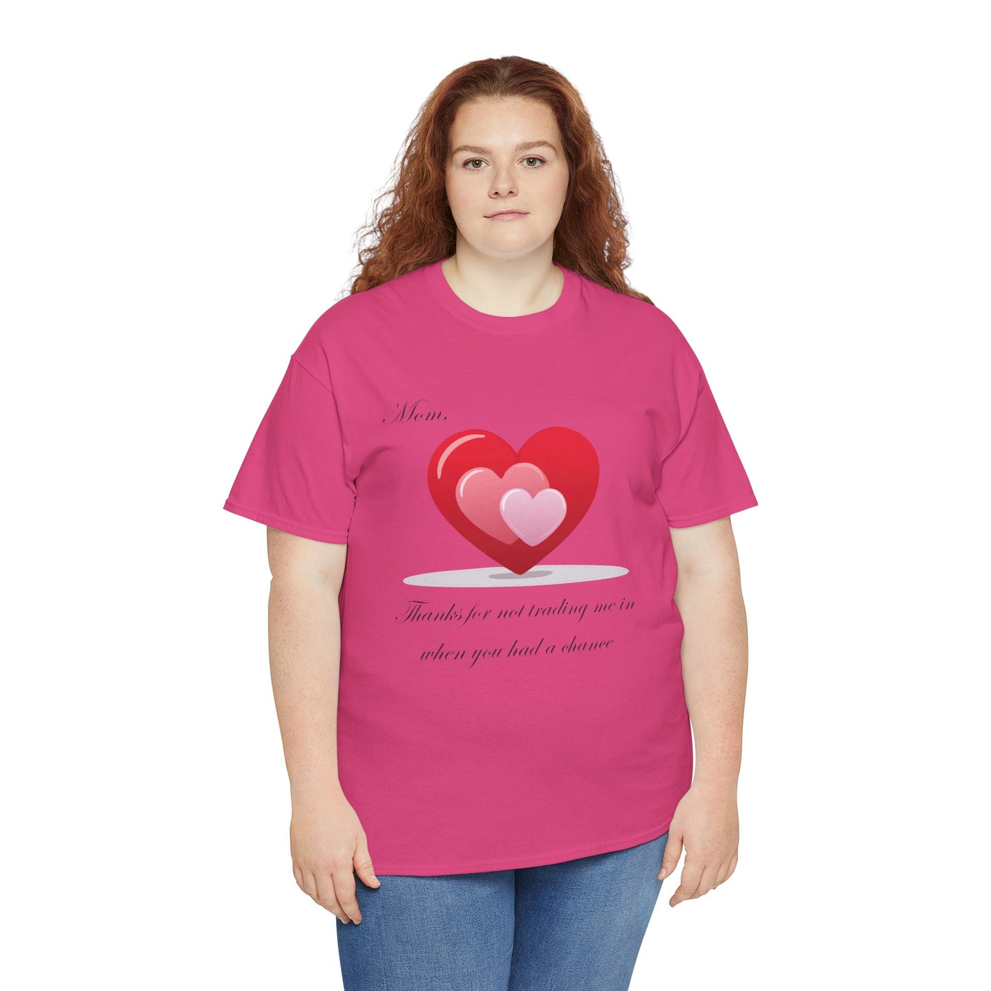 Mom Appreciation Unisex Heavy Cotton Tee - Heart Design