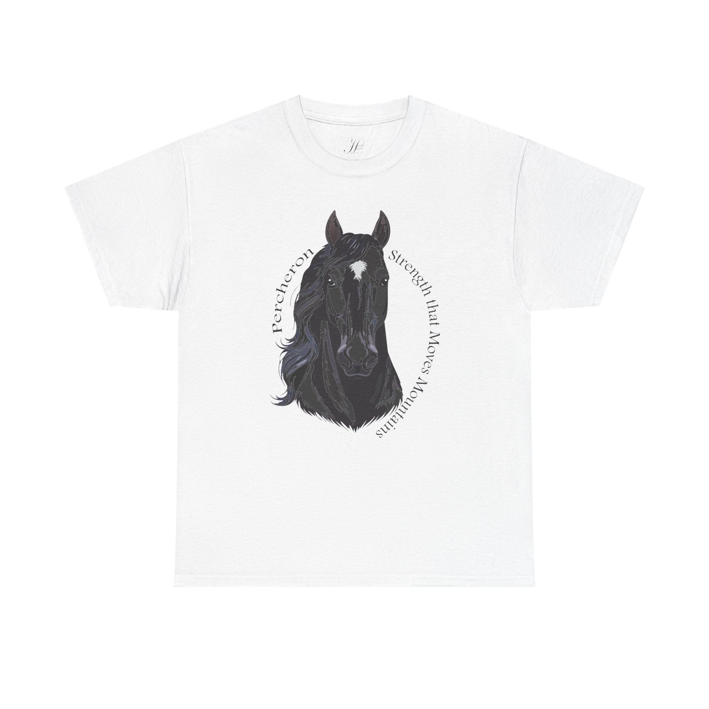 Percheron Unisex Heavy Cotton Tee - Horse Design