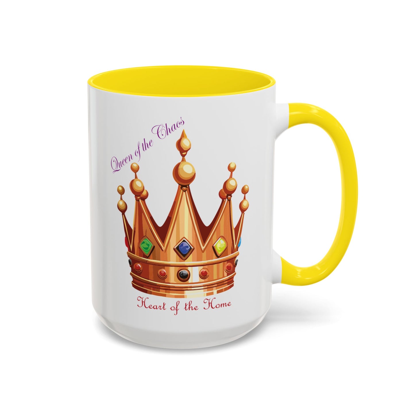Queen of the Chaos Accent Coffee Mug - 11oz & 15oz - Perfect Gift for Home Decor