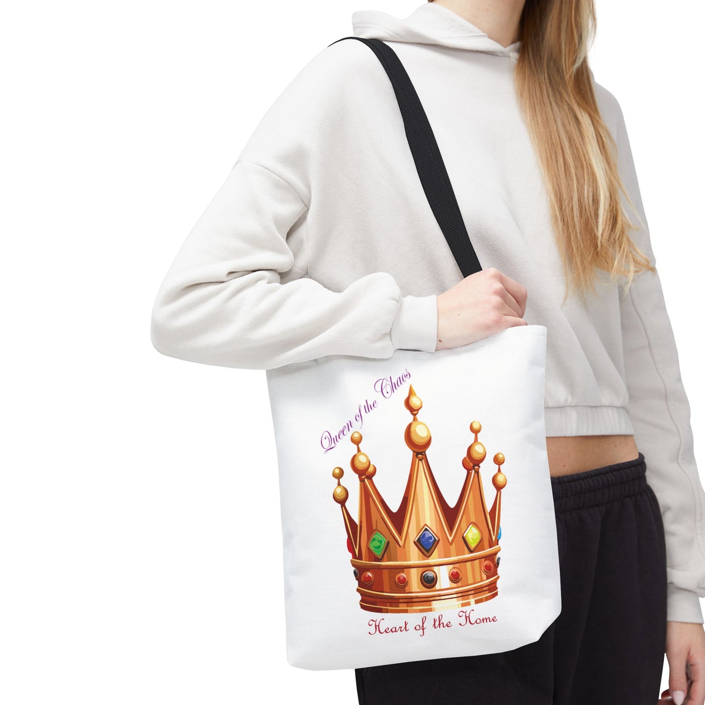 Queen of Chaos Tote Bag - Heart of the Home Style