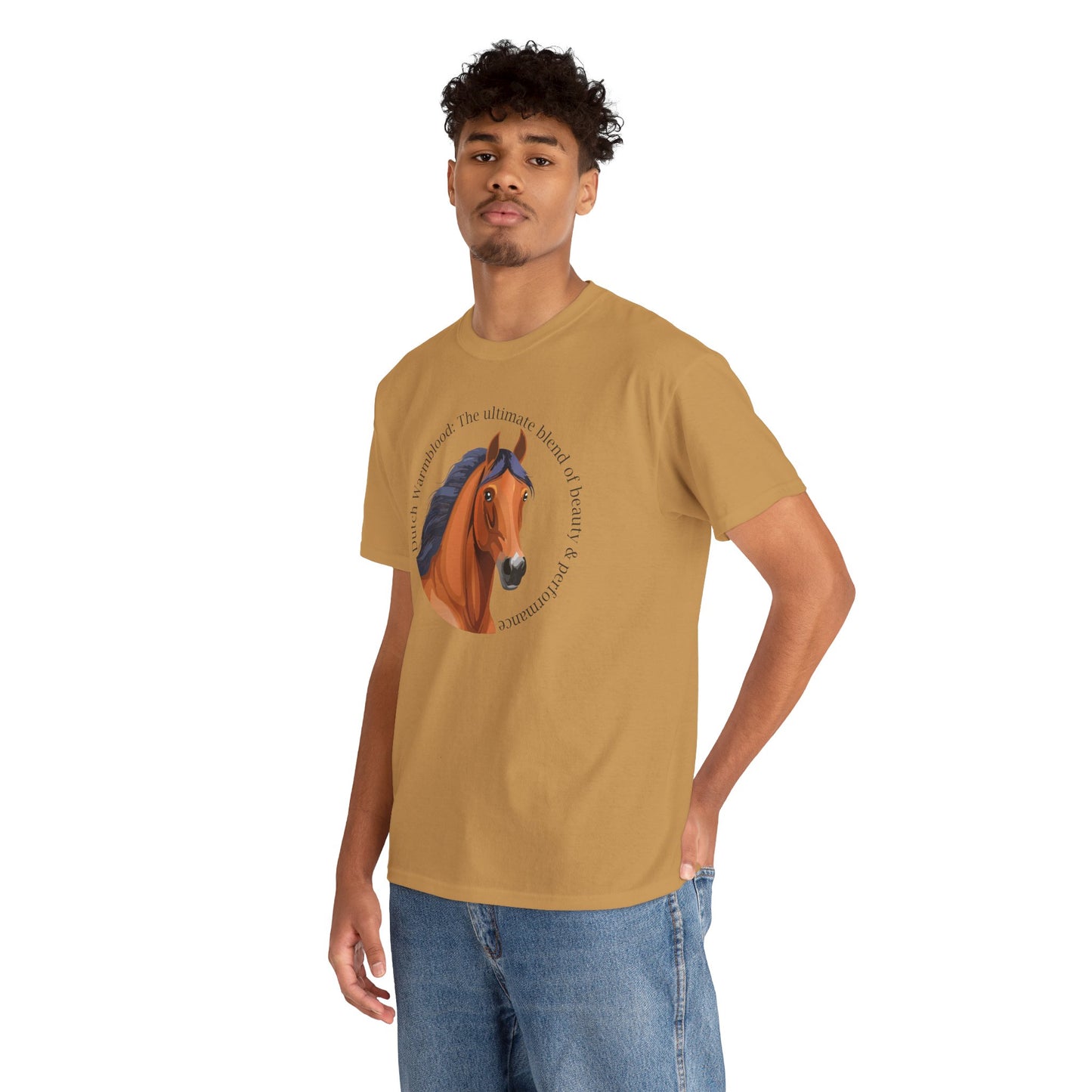 Dutch Warmblood Unisex Heavy Cotton Tee - "The Ultimate Blend of Beauty & Performance"