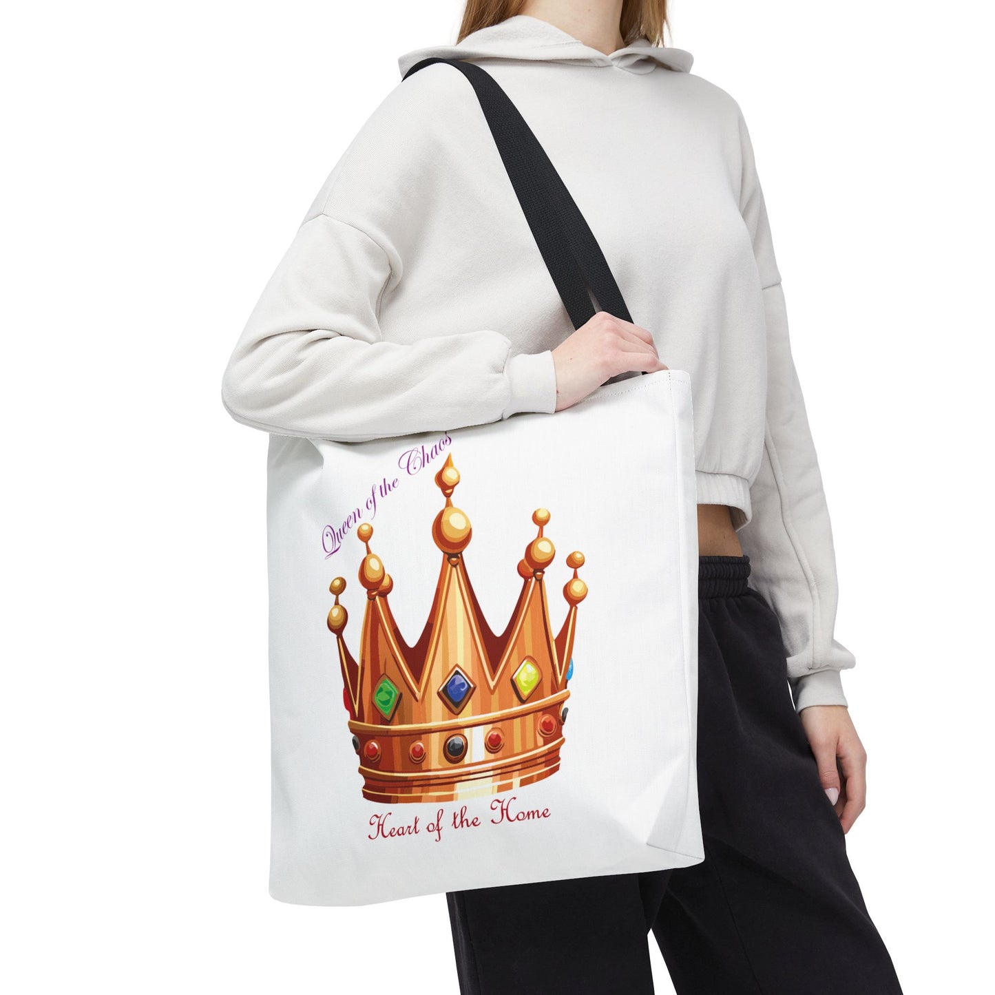 Queen of Chaos Tote Bag - Heart of the Home Style