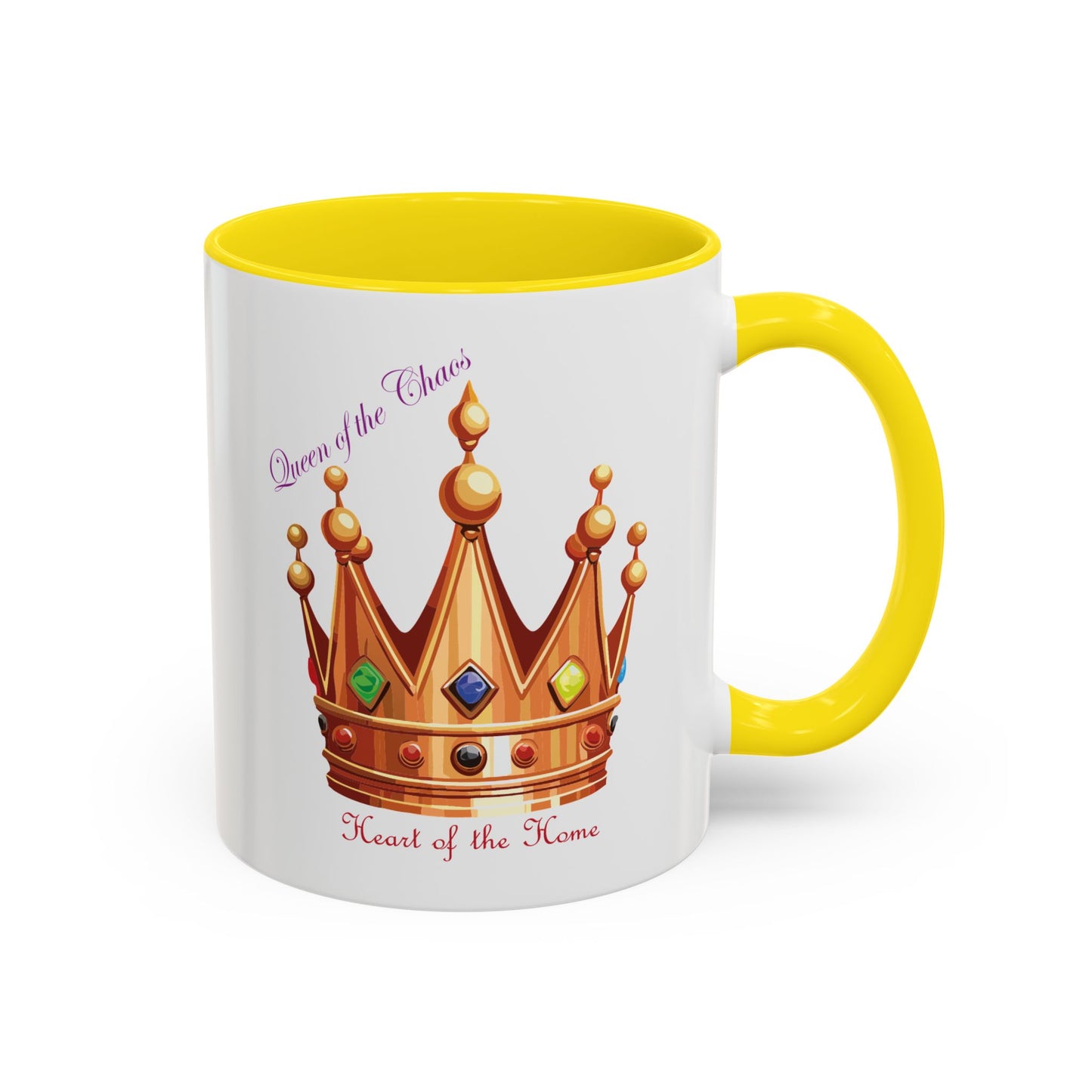 Queen of the Chaos Accent Coffee Mug - 11oz & 15oz - Perfect Gift for Home Decor