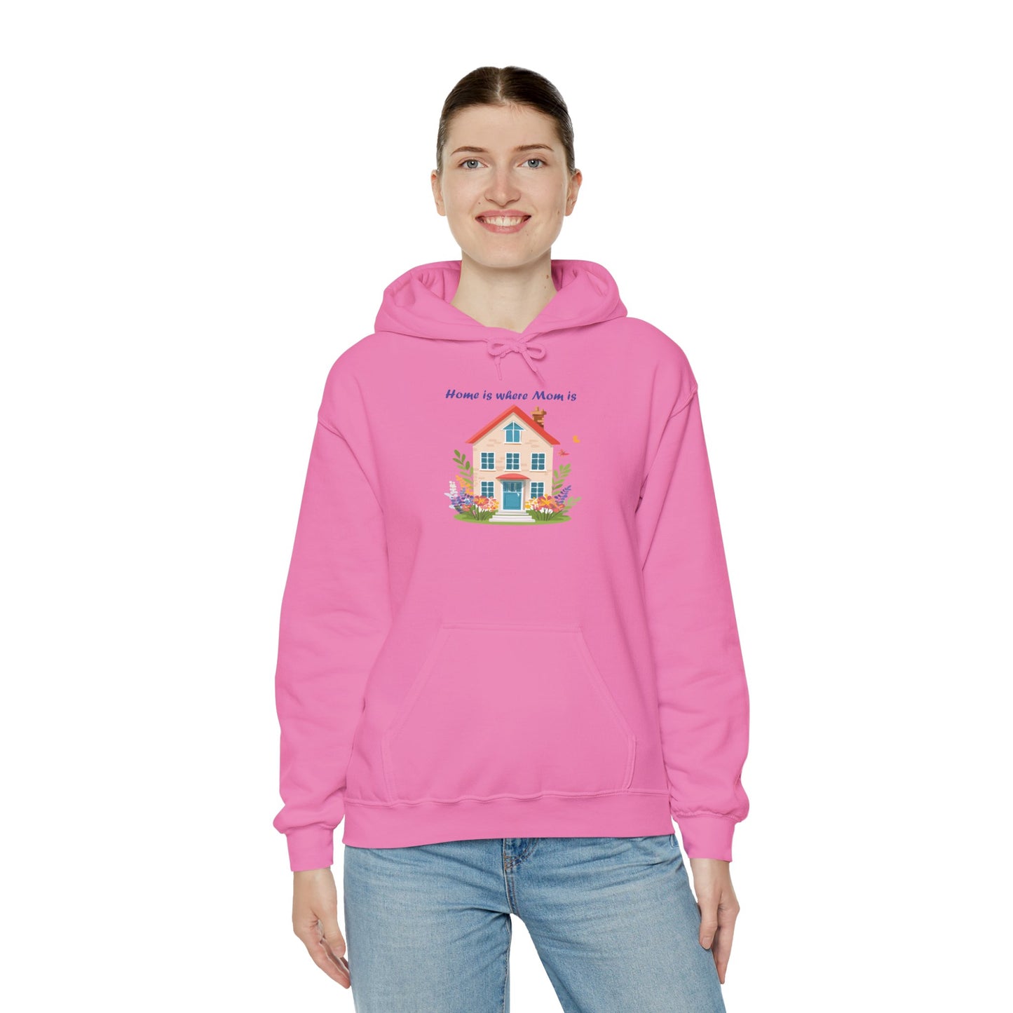 Home is Where Mom Is Hoodie - Unisex Heavy Blend Sweatshirt