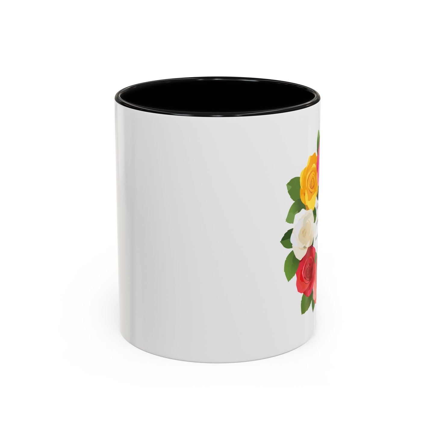 Inspirational Floral Coffee Mug for Mom- Proverbs 31:27