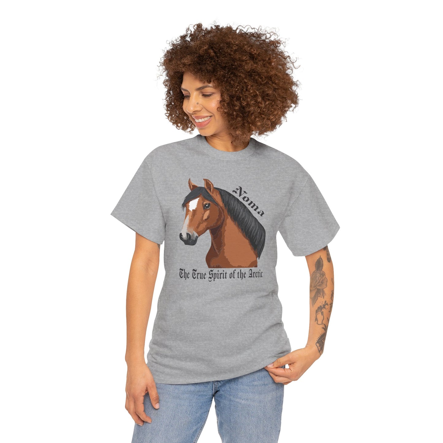 Noma The True Spirit of the Arctic Horse Tee - Unisex Heavy Cotton T-Shirt