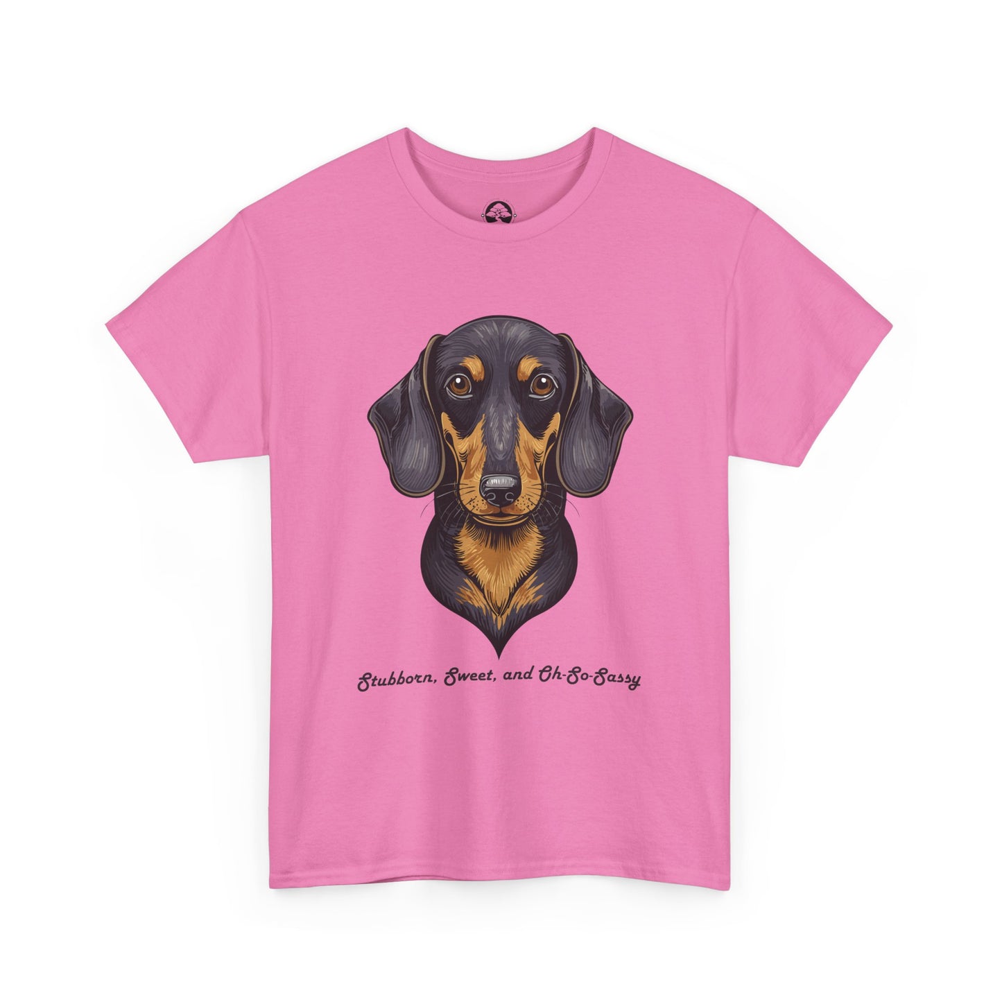 Camiseta unisex de algodón grueso para amantes de los perros salchicha: divertida y cómoda camiseta para mascotas