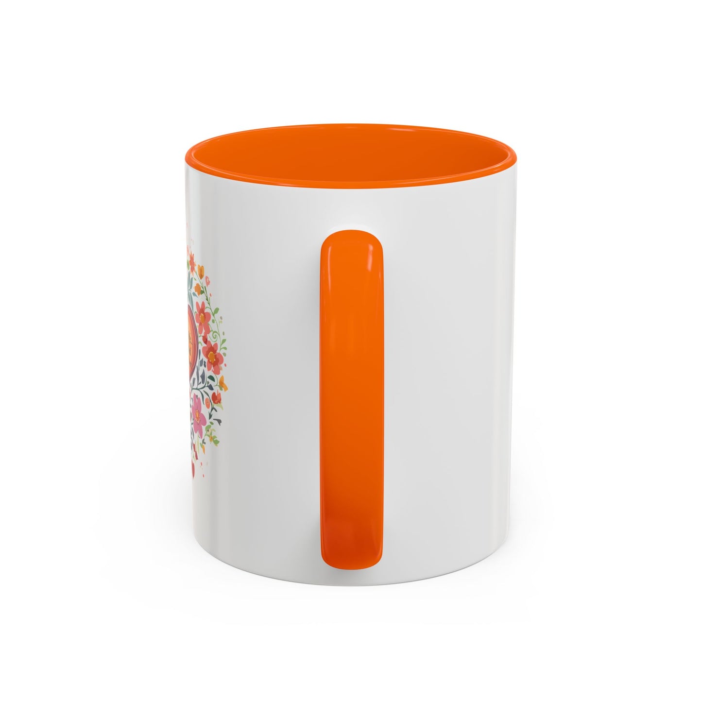 Mom Appreciation Heart Coffee Mug | Floral Design | 11 & 15oz Accent Mug