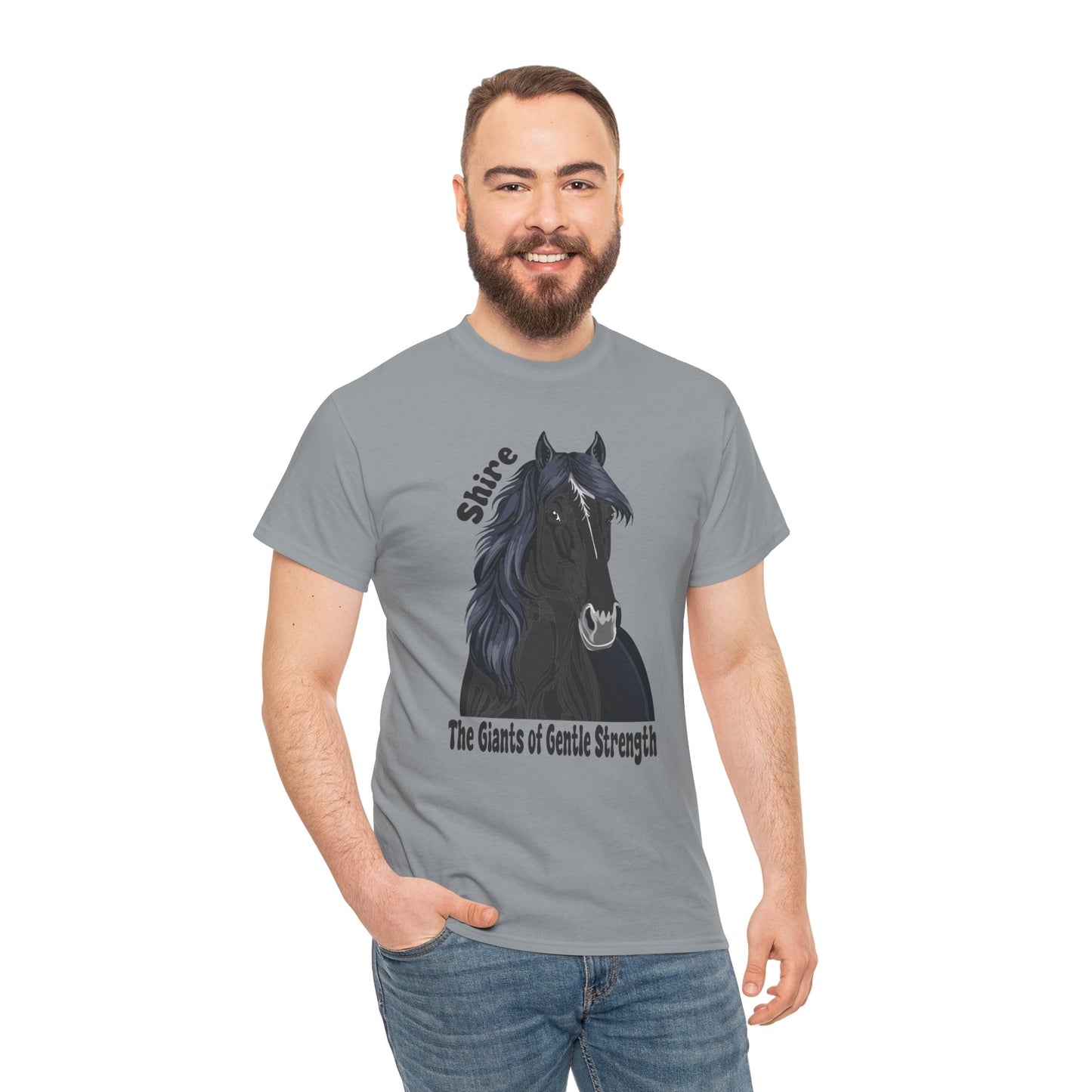 Shire Horse Unisex Heavy Cotton Tee