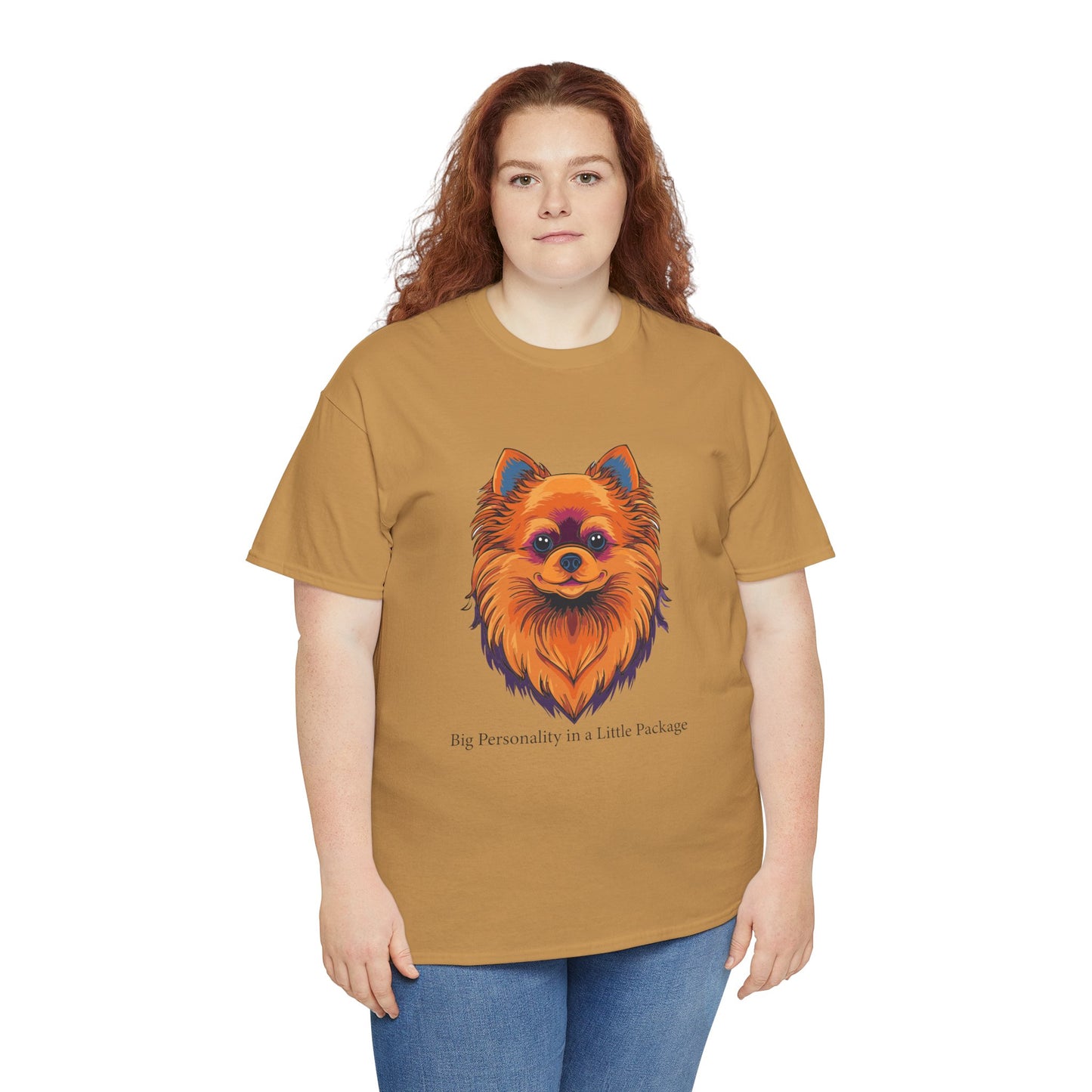 Pomerania - Gran personalidad en un paquete pequeño Camiseta unisex de algodón grueso