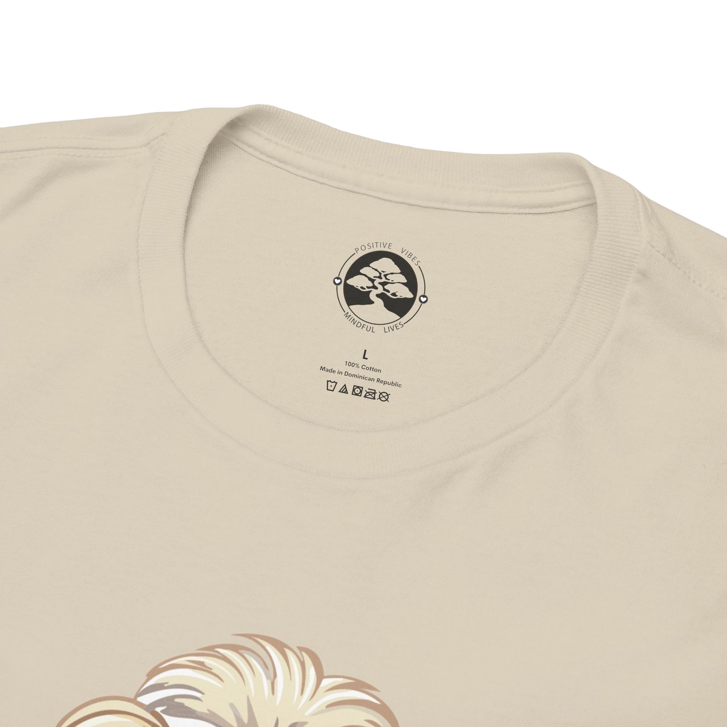 Camisa unisex de algodón grueso "Maltés - Un poco de pelusa, mucho amor"
