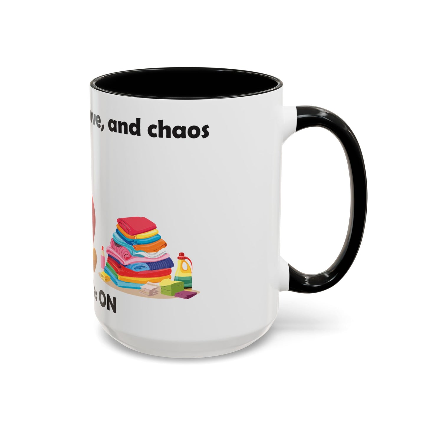 Mom Life Coffee Mug - 'Fueled by Coffee, Love & Chaos' - Perfect Gift for Moms