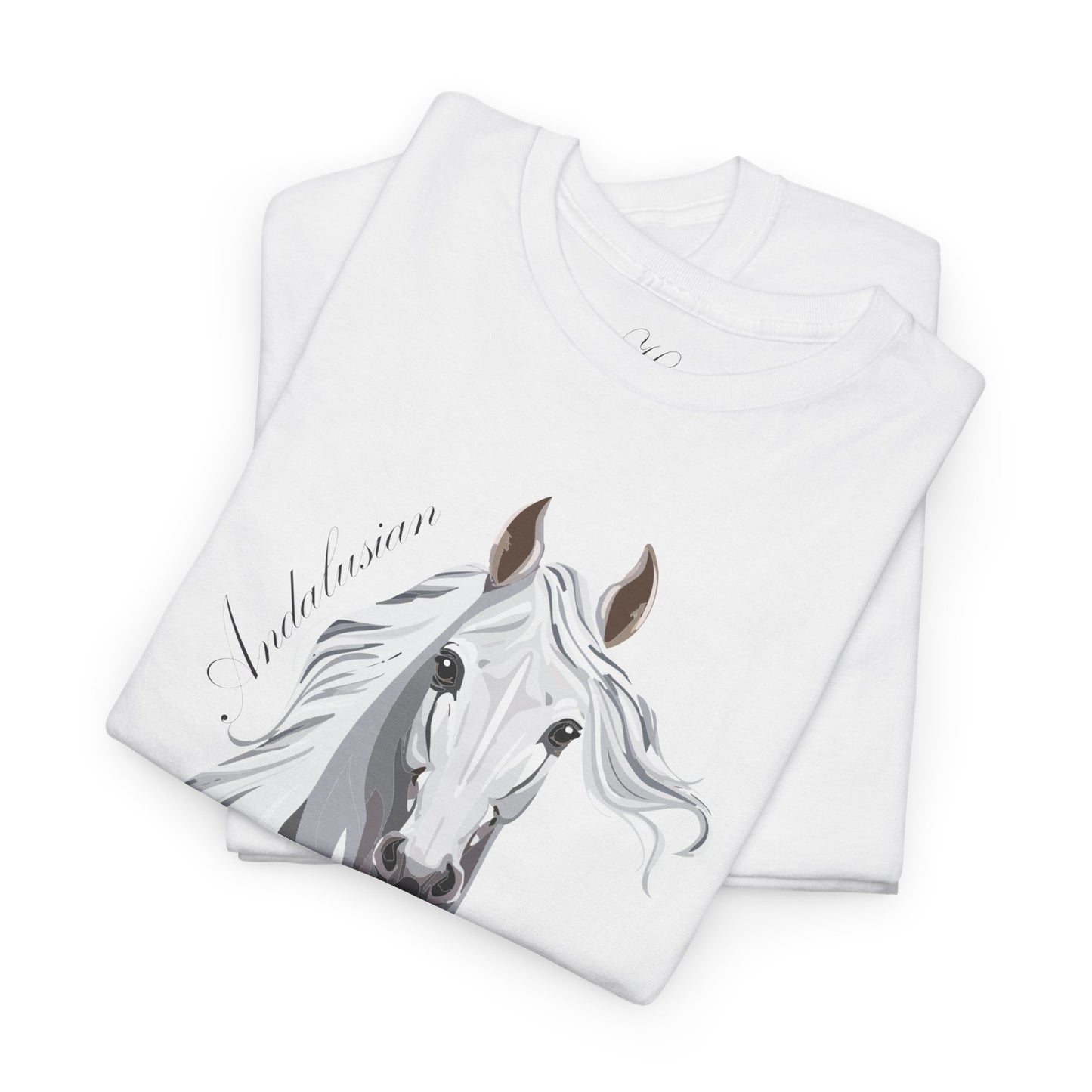 Andalusian Horse Design Unisex Heavy Cotton Tee