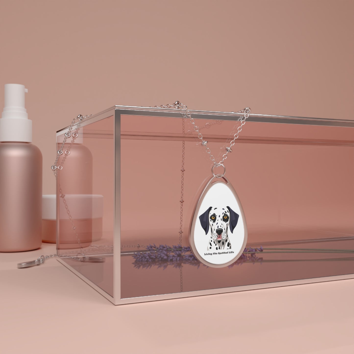 Collar ovalado dálmata | Diseño "Viviendo la vida consentida"