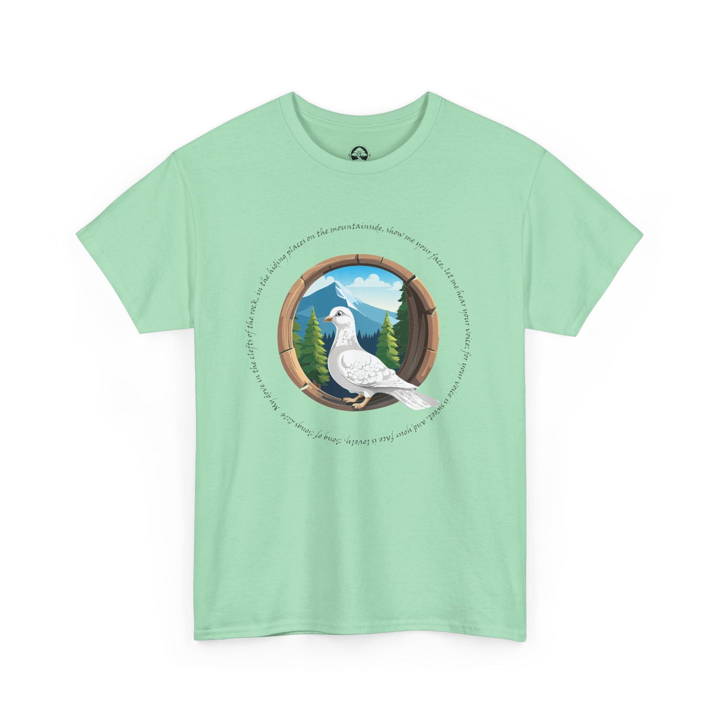 Camiseta unisex de algodón grueso inspirada en la naturaleza - con escritura