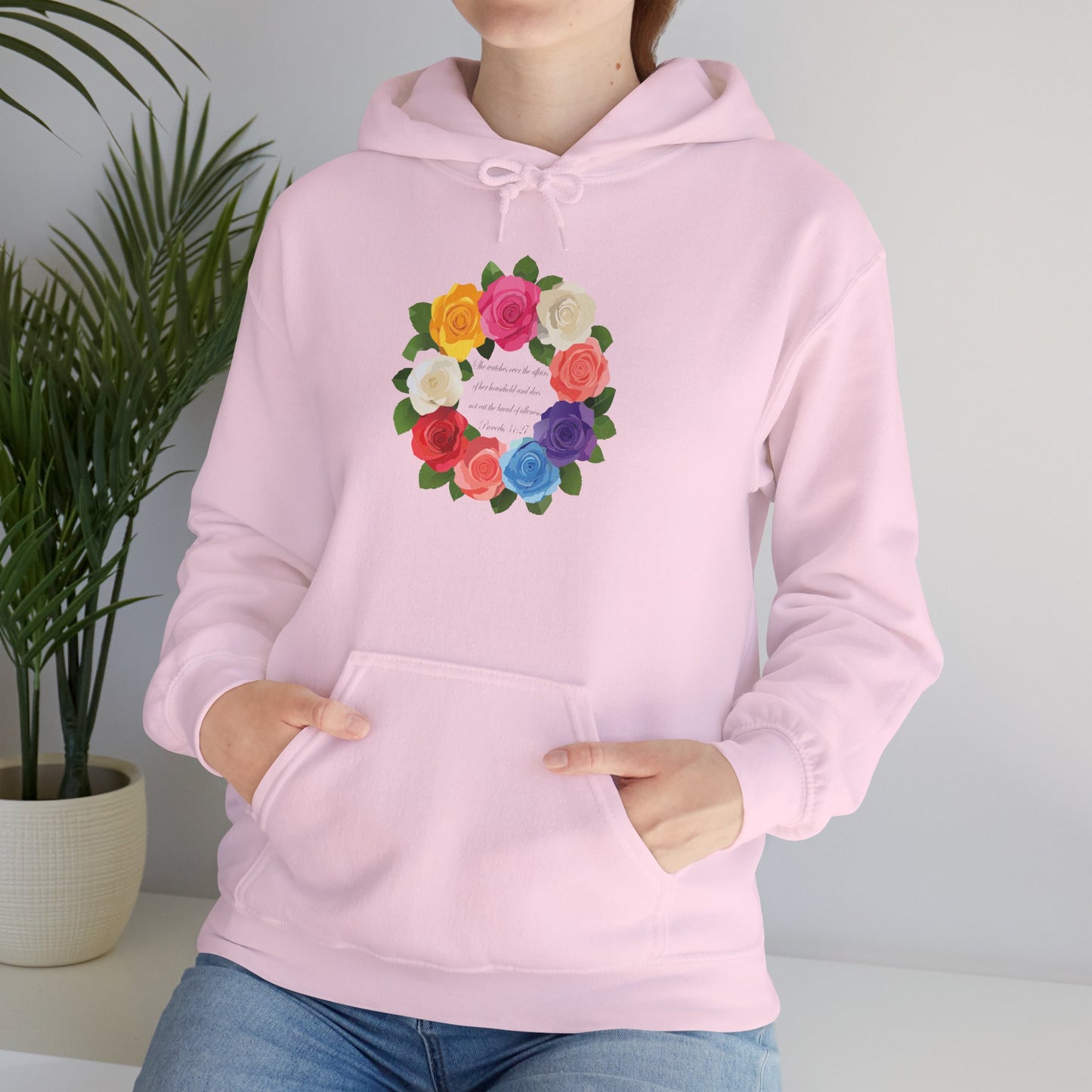 Floral Wreath for Mother Unisex Hoodie - Cozy & Stylish Sweatshirt for All Occasions