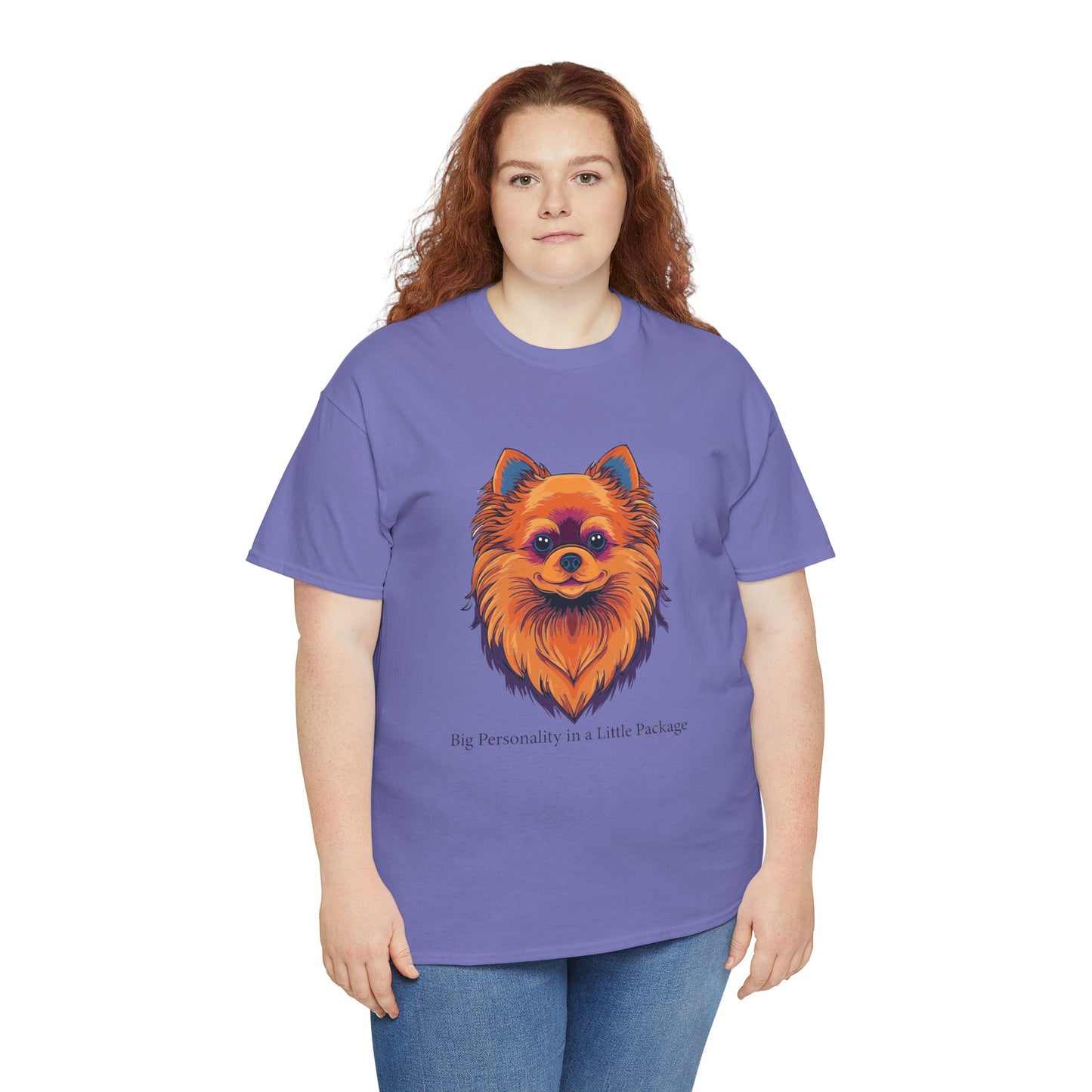 Pomerania - Gran personalidad en un paquete pequeño Camiseta unisex de algodón grueso
