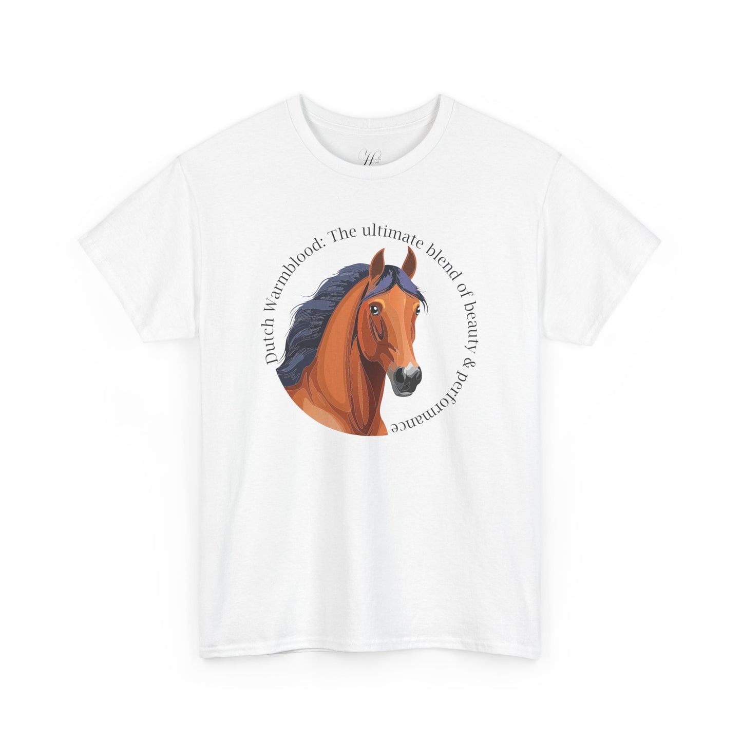 Dutch Warmblood Unisex Heavy Cotton Tee - "The Ultimate Blend of Beauty & Performance"