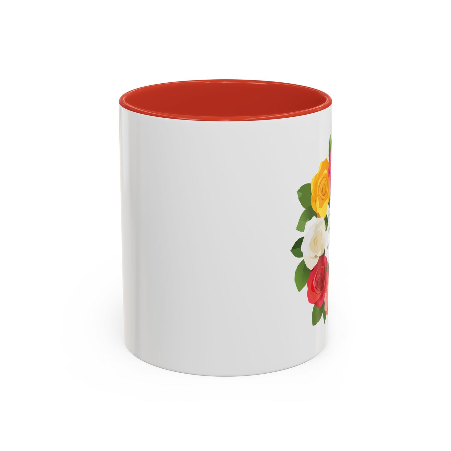 Inspirational Floral Coffee Mug for Mom- Proverbs 31:27