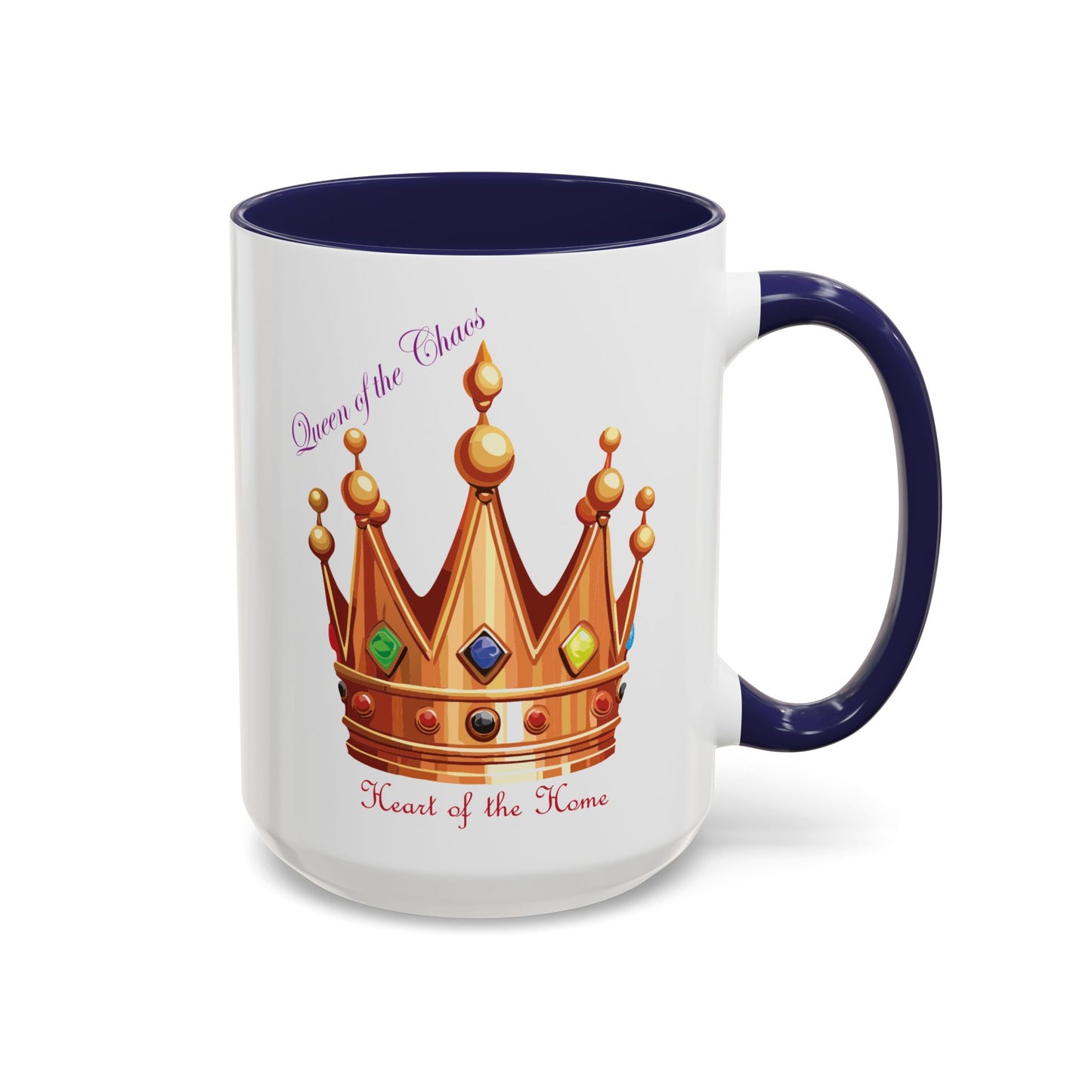 Queen of the Chaos Accent Coffee Mug - 11oz & 15oz - Perfect Gift for Home Decor