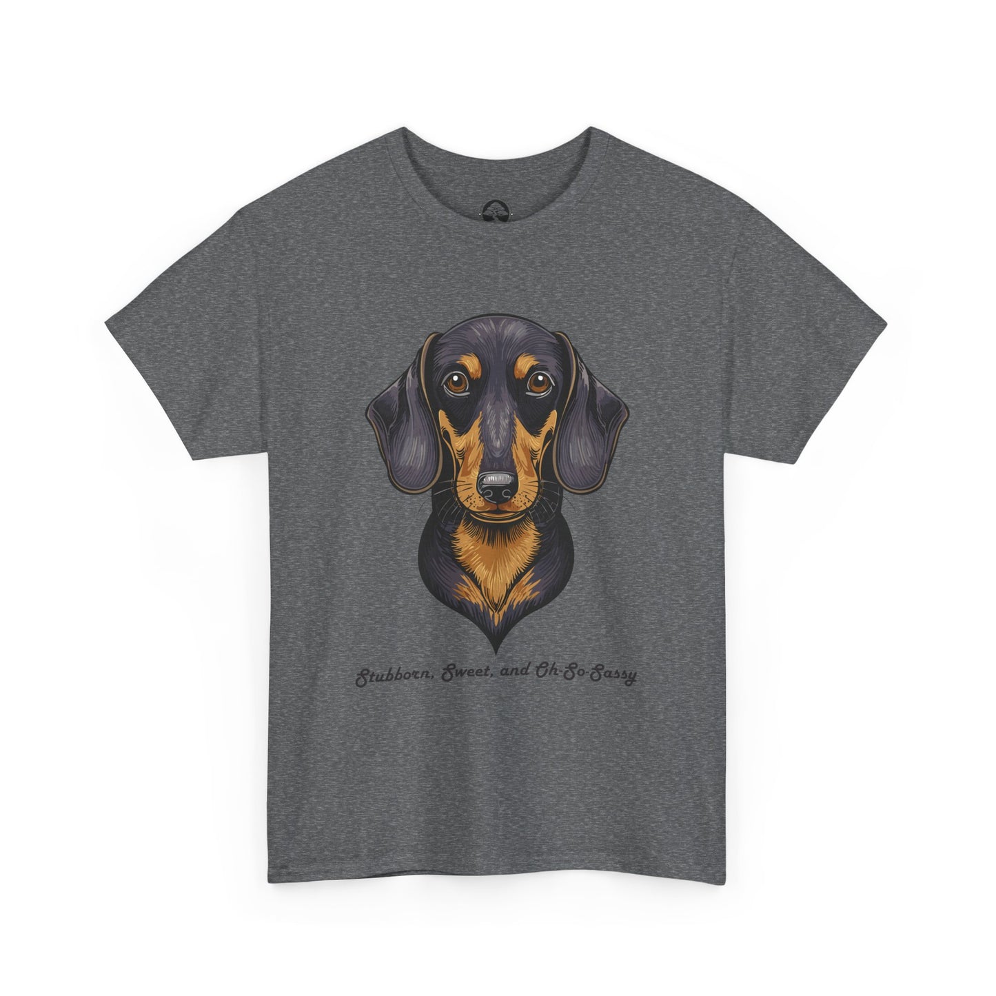 Camiseta unisex de algodón grueso para amantes de los perros salchicha: divertida y cómoda camiseta para mascotas