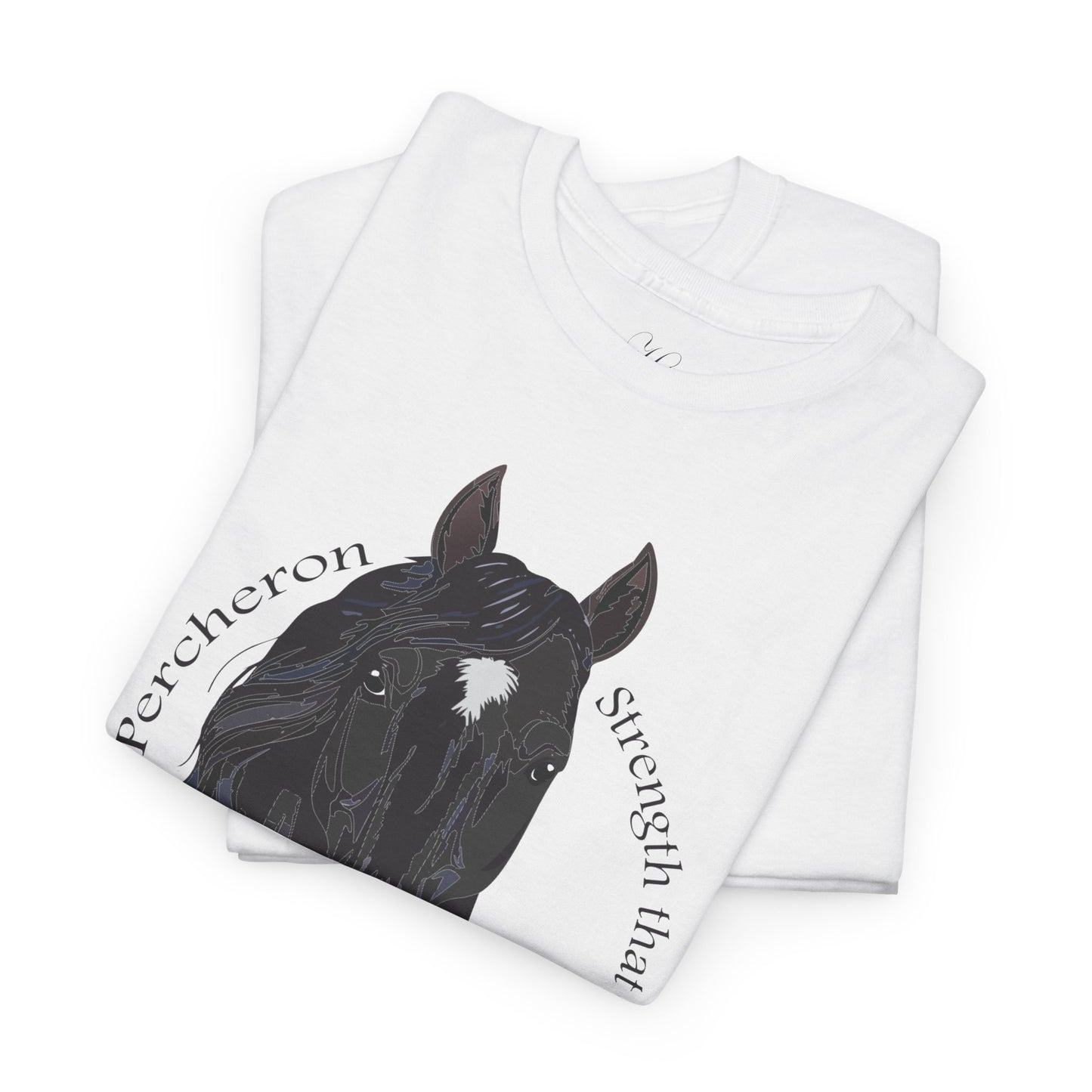 Percheron Unisex Heavy Cotton Tee - Horse Design