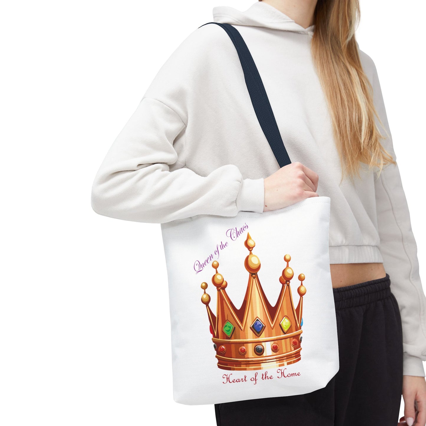 Queen of Chaos Tote Bag - Heart of the Home Style