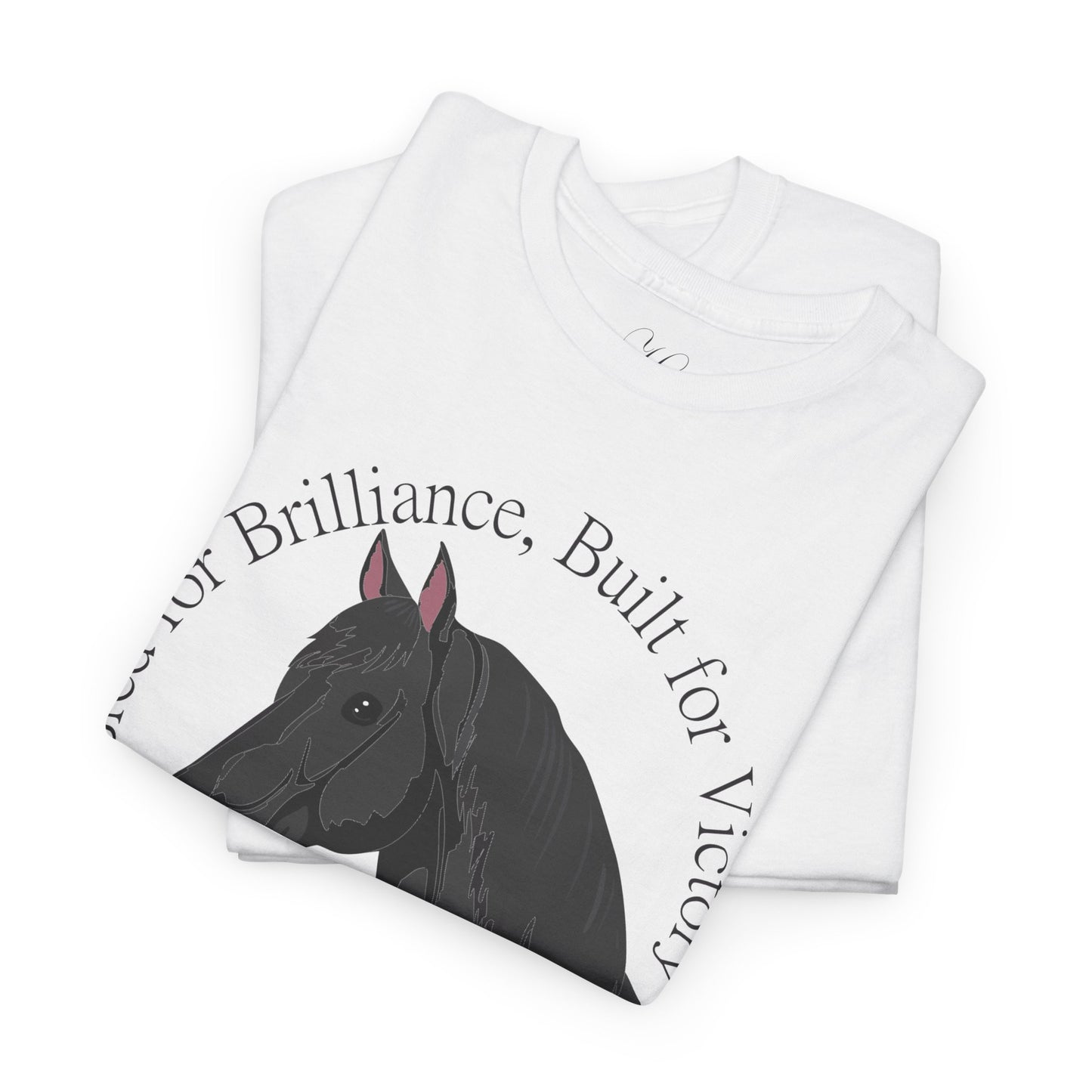 Holsteiner Horse Lover Unisex Heavy Cotton Tee - "Bred for Brilliance, Built for Victory"