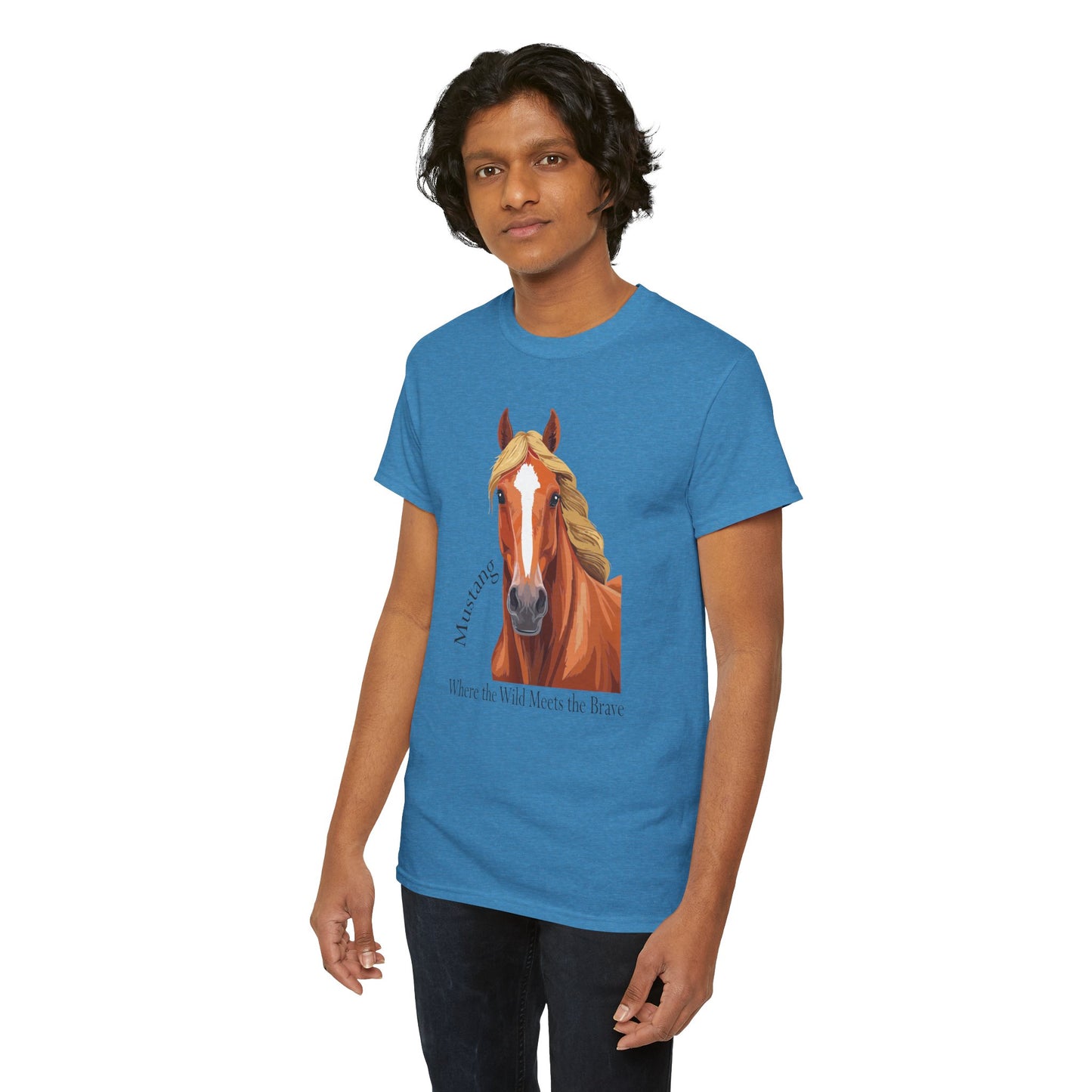 Mustang Unisex Heavy Cotton Tee