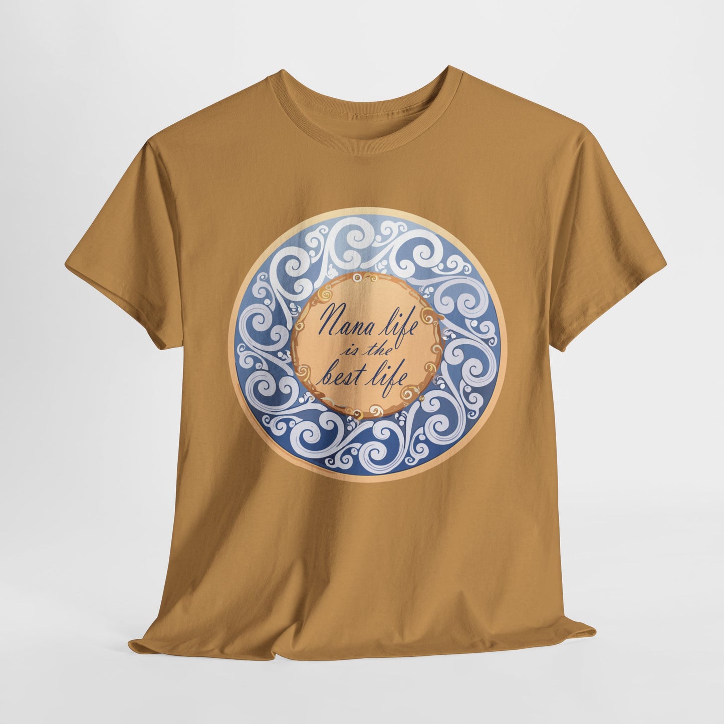 Motivational Unisex Heavy Cotton Tee - "Nana Life is the Best Life"