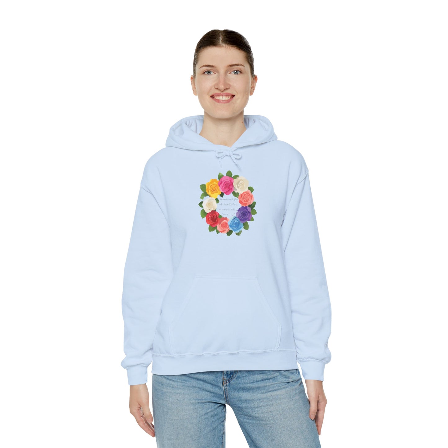 Floral Wreath for Mother Unisex Hoodie - Cozy & Stylish Sweatshirt for All Occasions