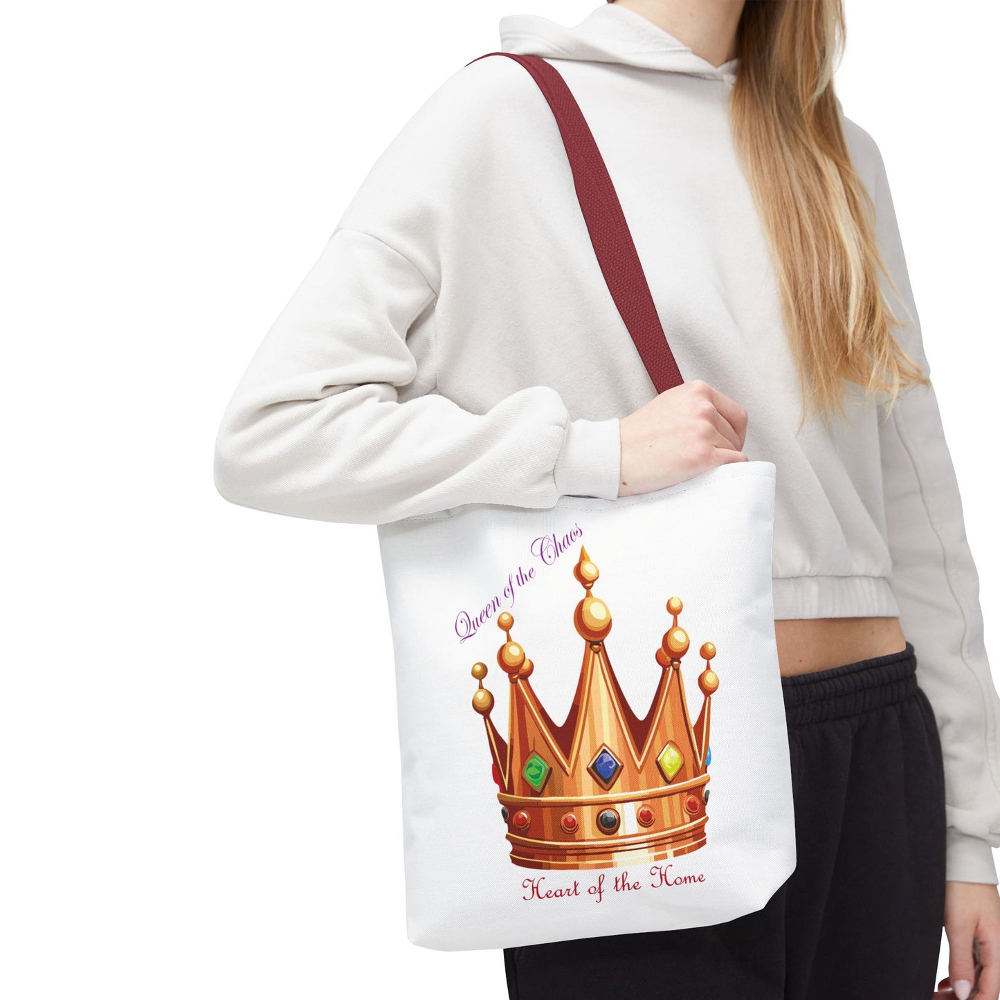 Queen of Chaos Tote Bag - Heart of the Home Style