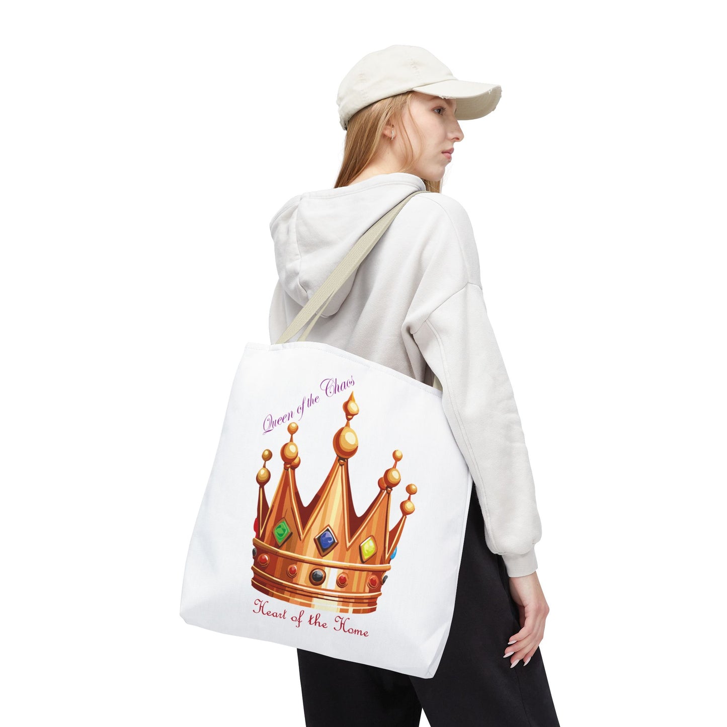 Queen of Chaos Tote Bag - Heart of the Home Style