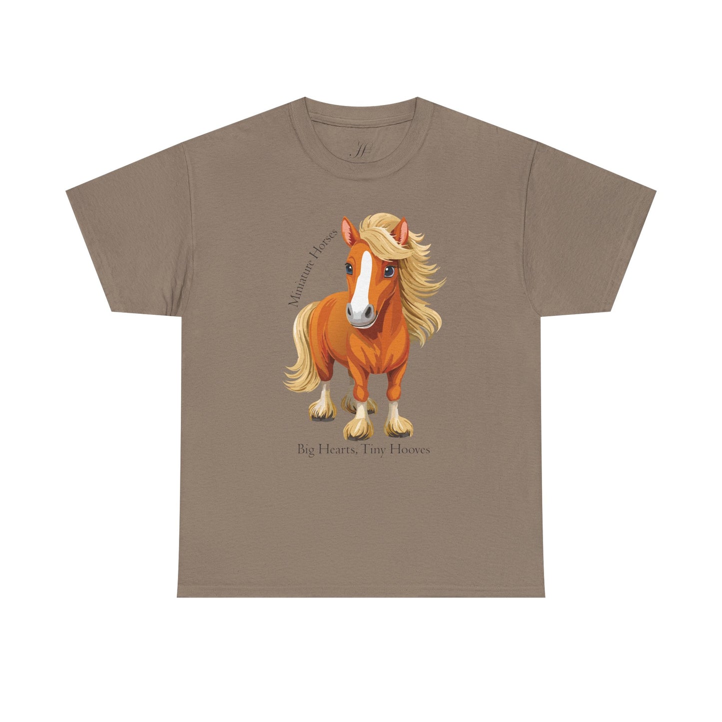 Miniature Horse Unisex Heavy Cotton Tee