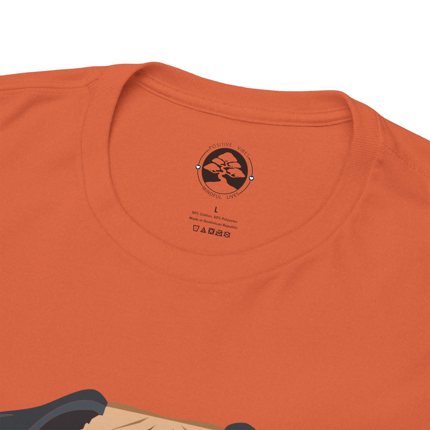 Pug - Camiseta unisex de algodón grueso "La vida de Pug me eligió"
